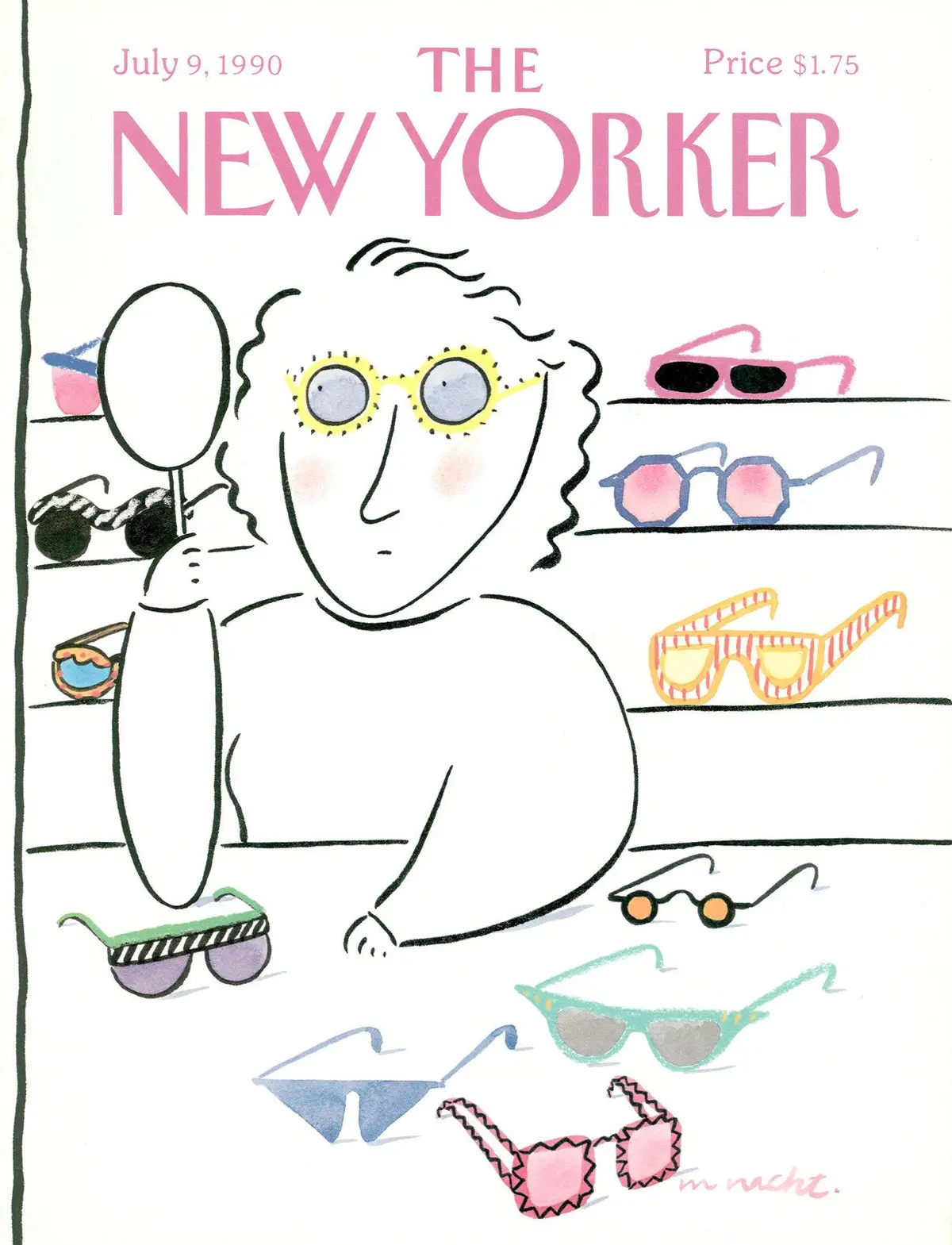 Обложка The New Yorker, 9 июля 1990, художник Мерл Нахт