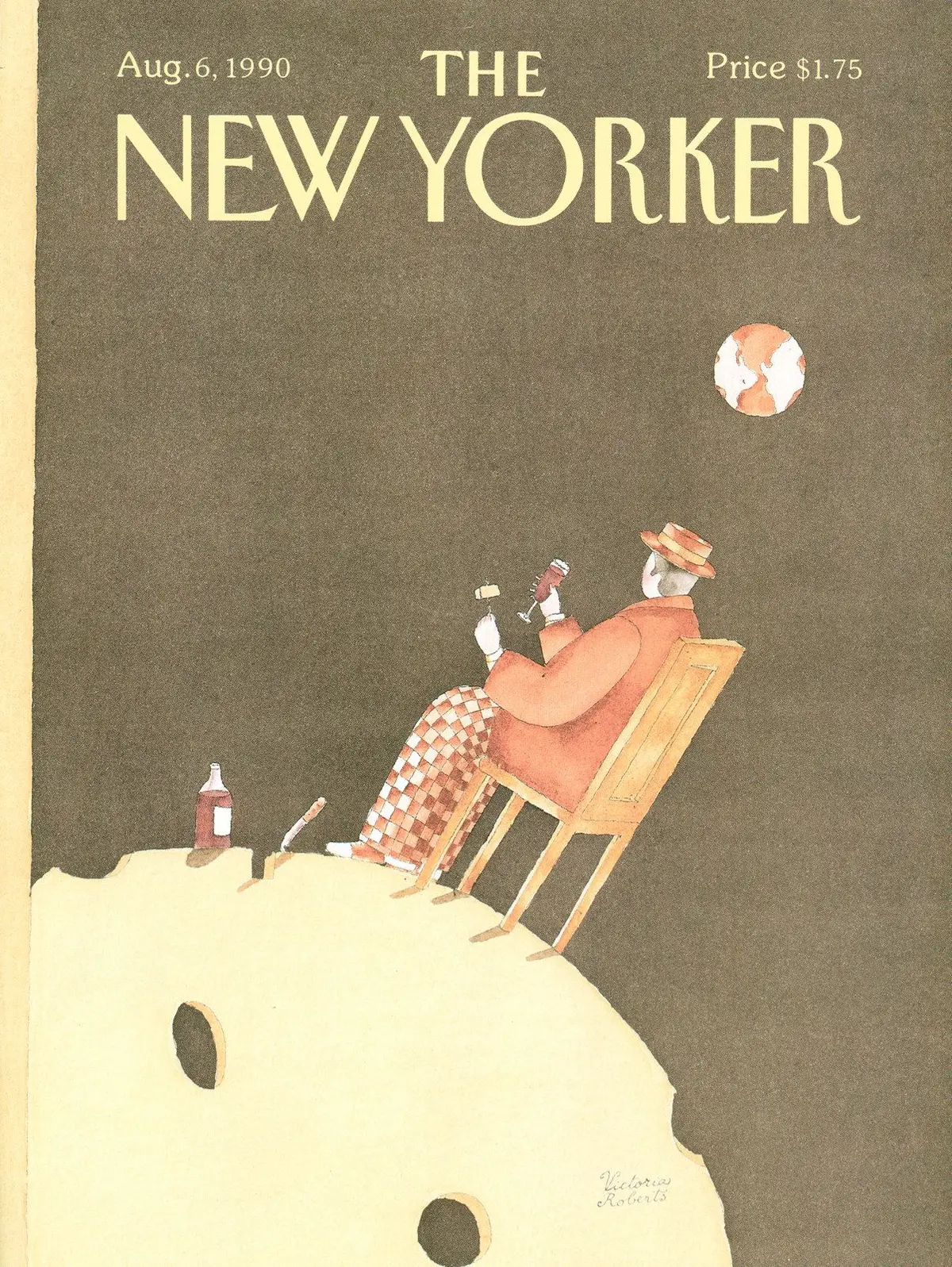Обложка The New Yorker, 6 августа 1990, художник Виктория Робертс