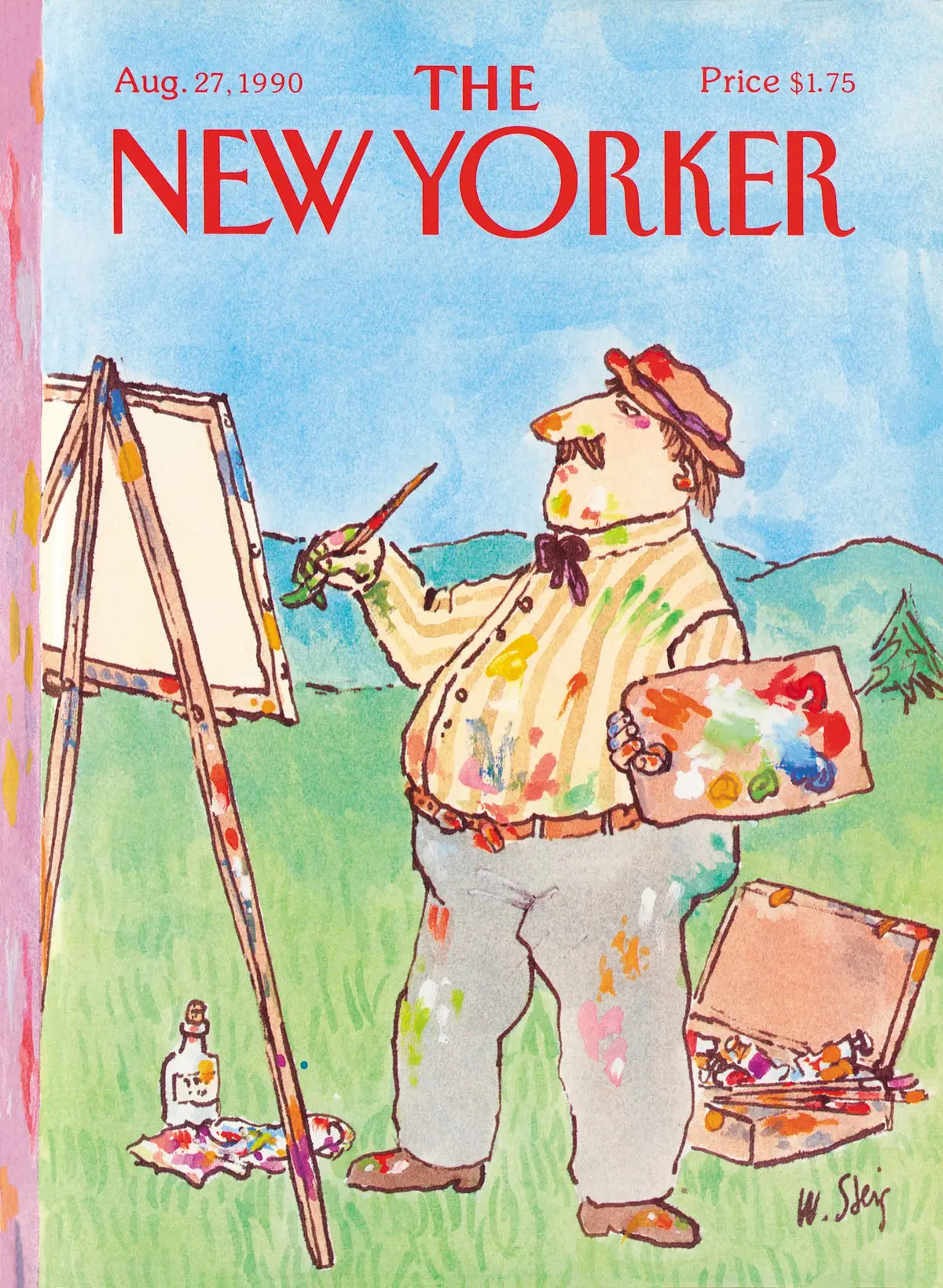 Обложка The New Yorker, 27 августа 1990, художник Уильям Стейг