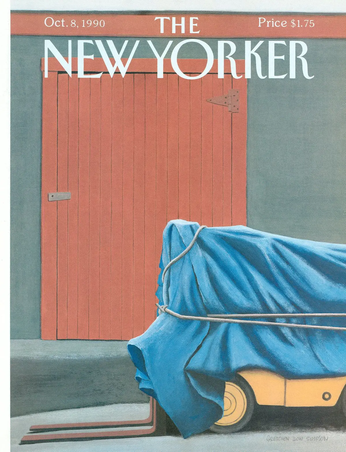 Обложка The New Yorker, 8 октября 1990, художник Гретхен Доу Симпсон