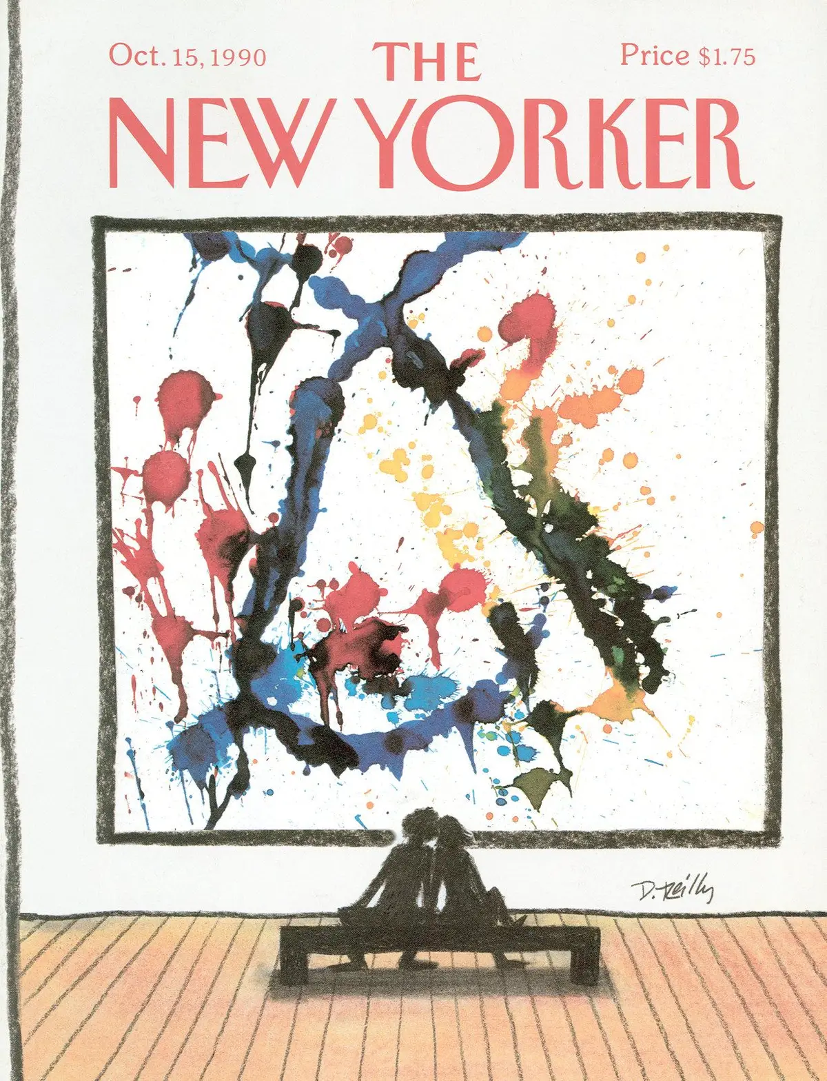 Обложка The New Yorker, 15 октября 1990, художник Дональд Райли