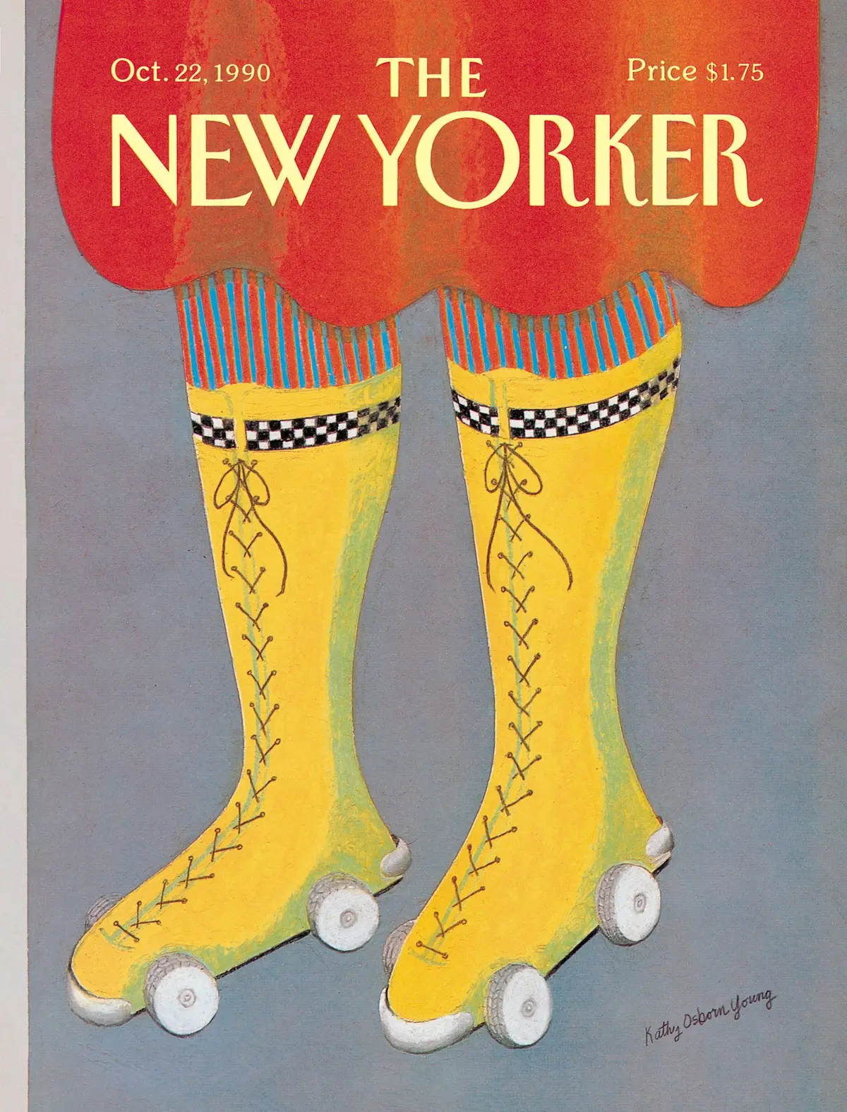 Обложка The New Yorker, 22 октября 1990, художник Кэти Осборн Янг