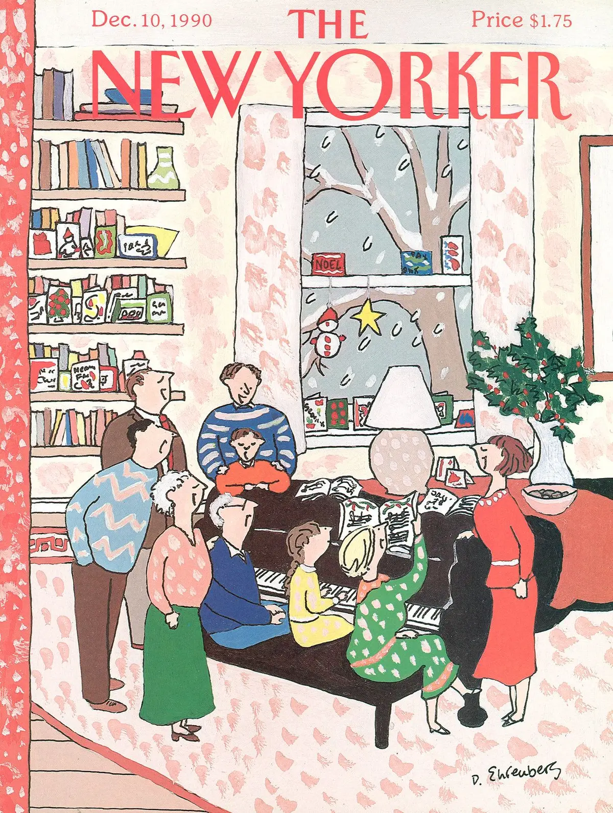 Обложка The New Yorker, 10 декабря 1990, художник Девера Эренберг