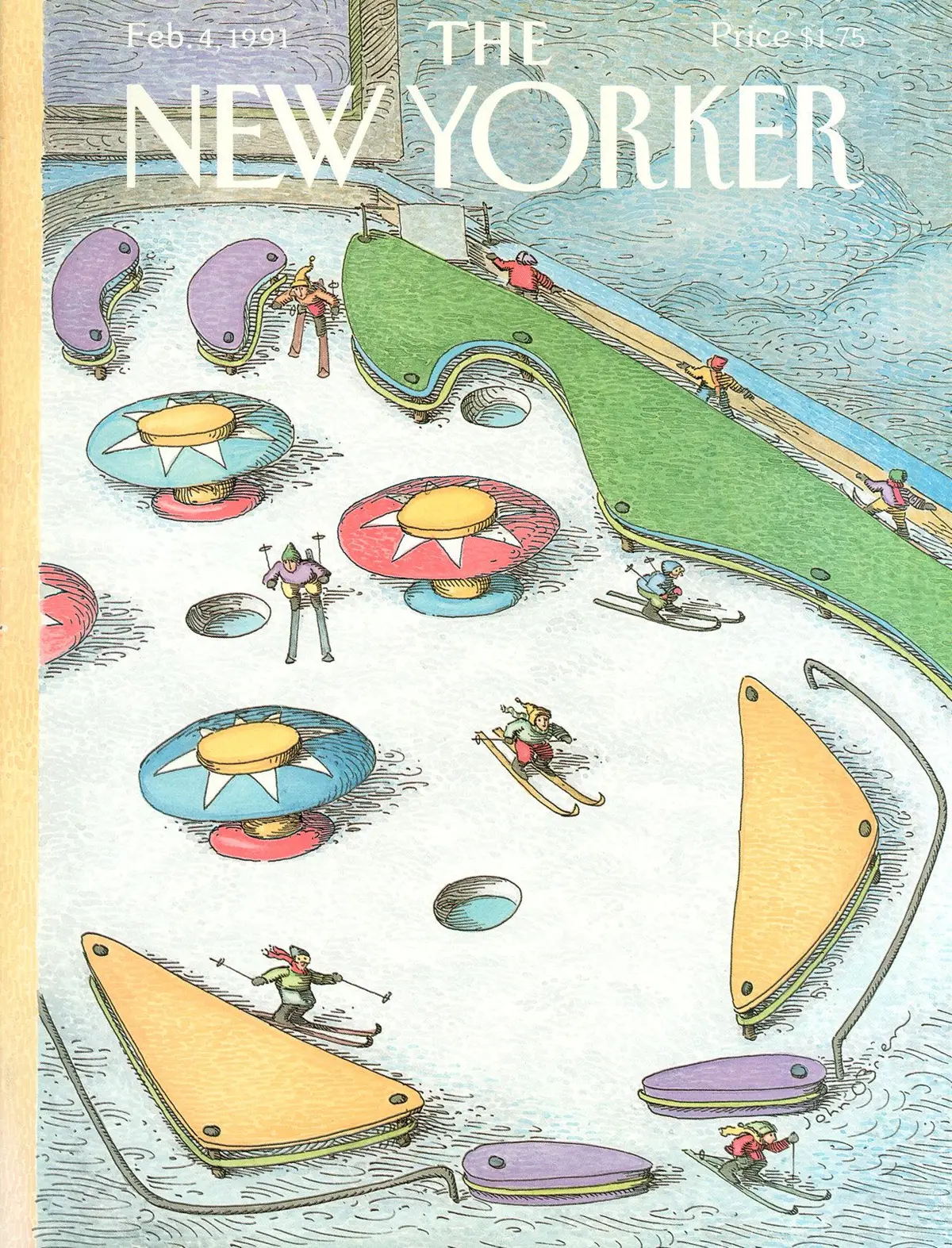 Обложка The New Yorker, 4 февраля 1991, художник Джон О’Брайен