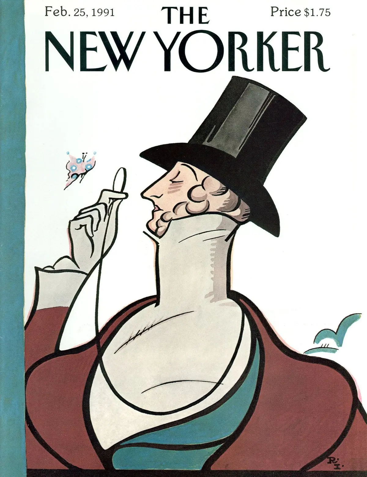 Обложка The New Yorker, 25 февраля 1991, художник Реа Ирвин