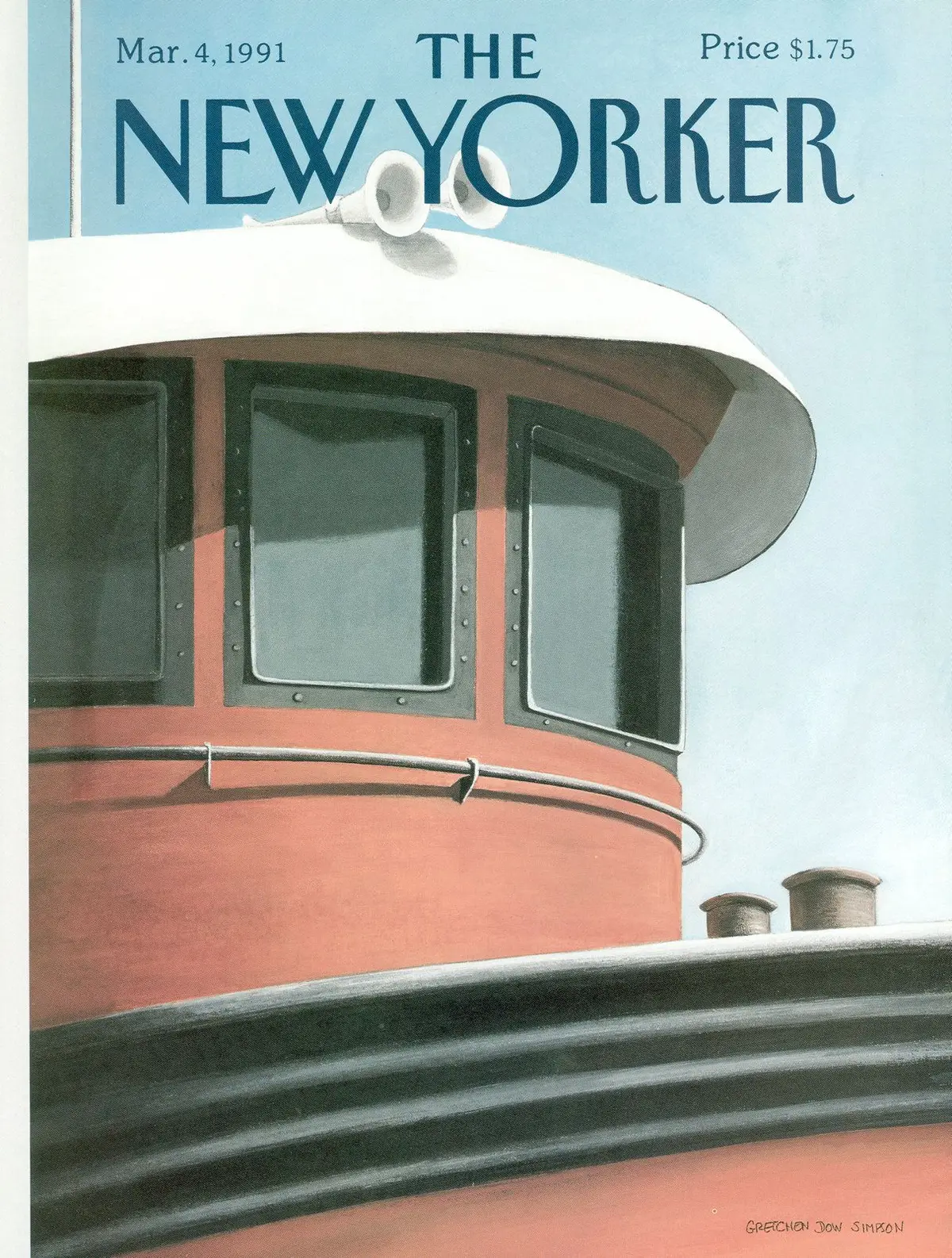 Обложка The New Yorker, 4 марта 1991, художник Гретхен Доу Симпсон