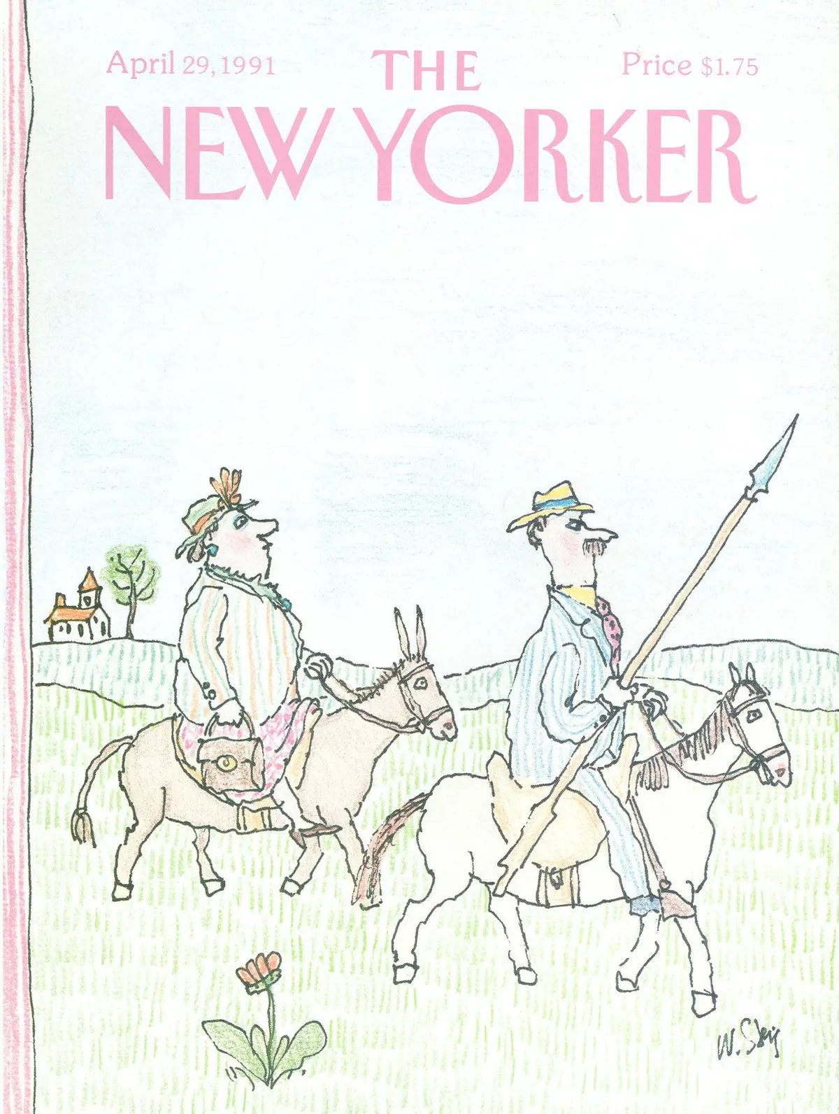 Обложка The New Yorker, 29 апреля 1991, художник Уильям Стейг