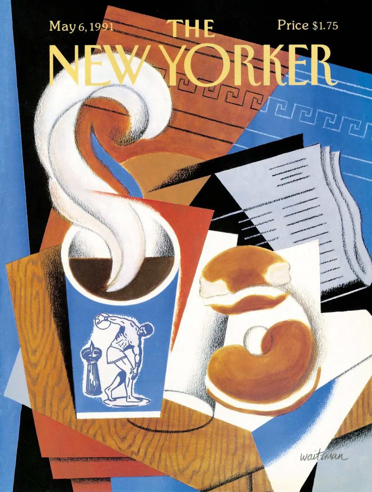 Обложка The New Yorker, 6 мая 1991, художник Уильям Уэйцман