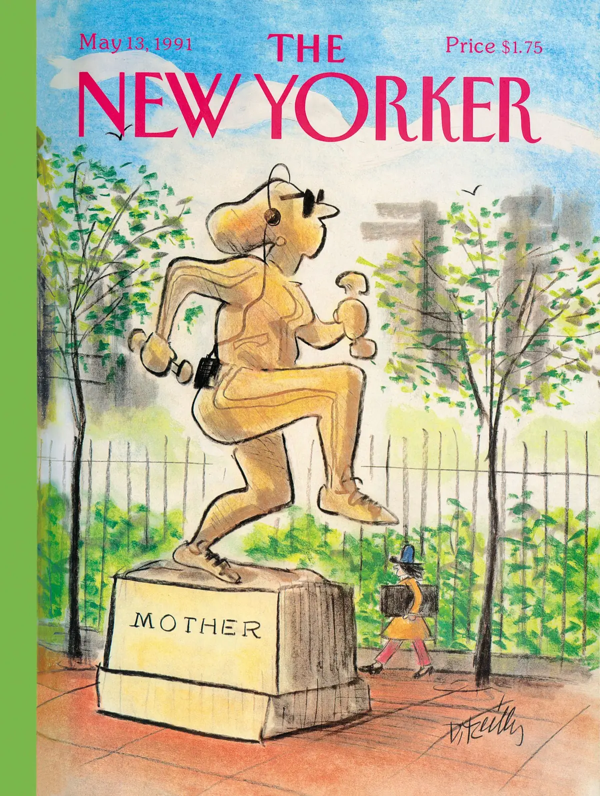 Обложка The New Yorker, 13 мая 1991, художник Дональд Райли