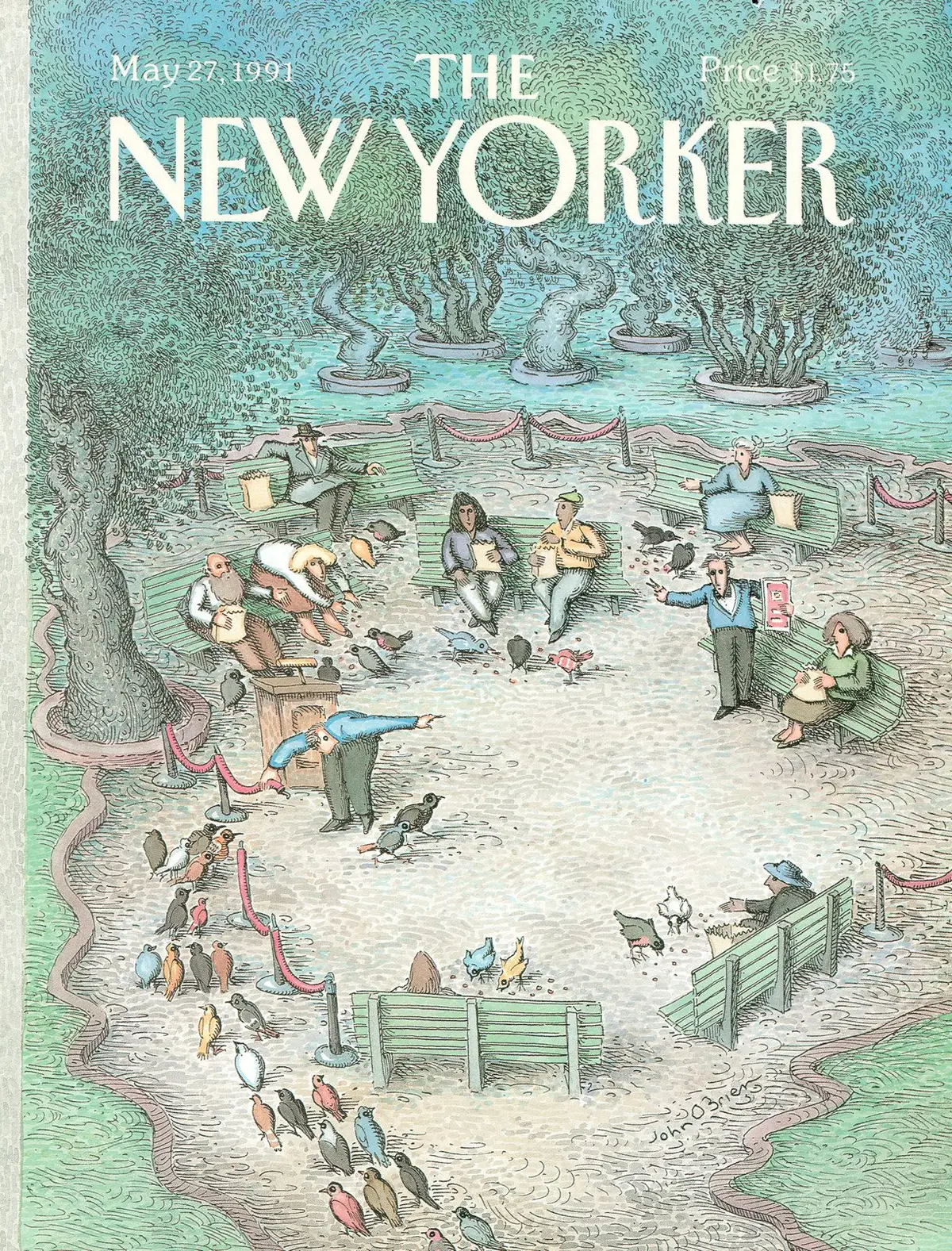 Обложка The New Yorker, 27 мая 1991, художник Джон О’Брайен