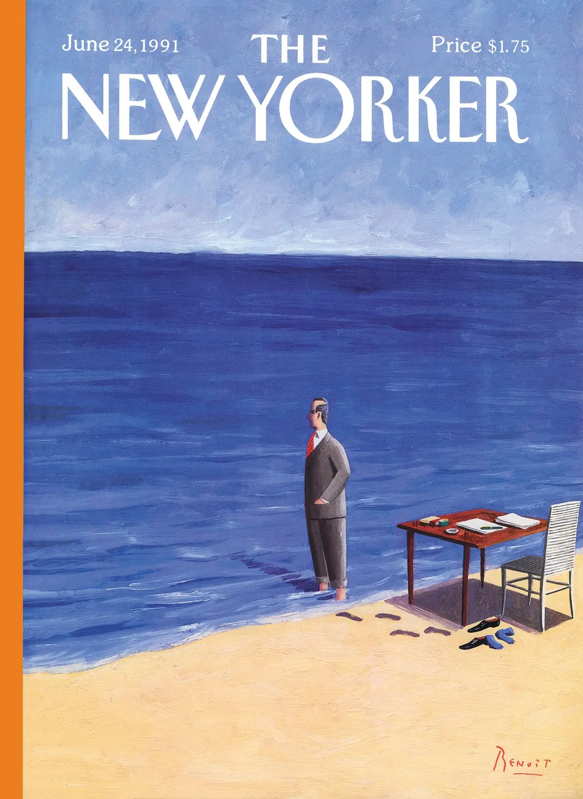 Обложка The New Yorker, 24 июня 1991, художник Бенуа ван Иннис