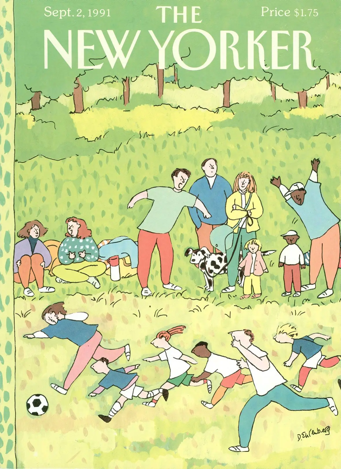 Обложка The New Yorker, 2 сентября 1991, художник Девера Эренберг