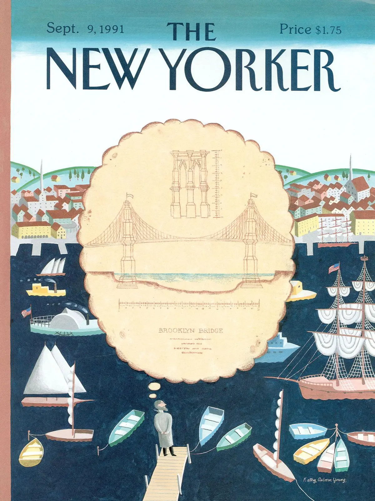 Обложка The New Yorker, 9 сентября 1991, художник Кэти Осборн Янг