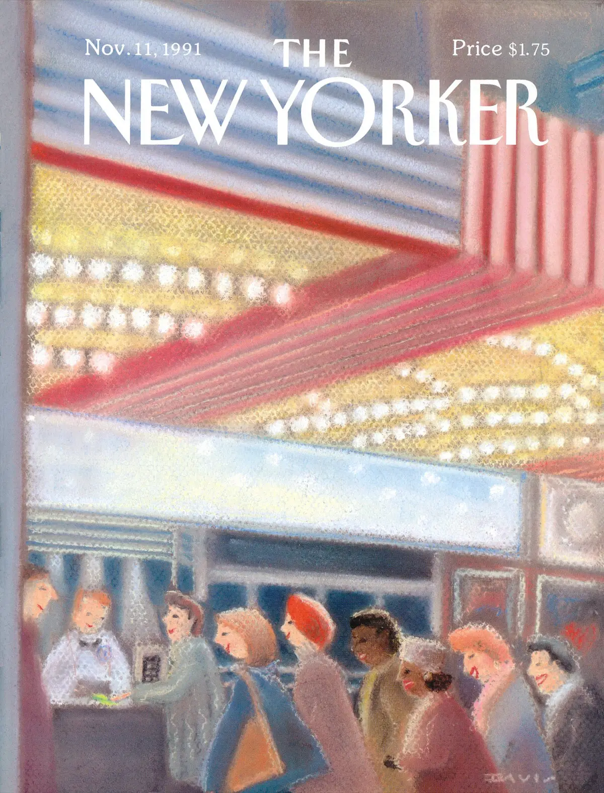 Обложка The New Yorker, 11 ноября 1991, художник Сьюзен Дэвис