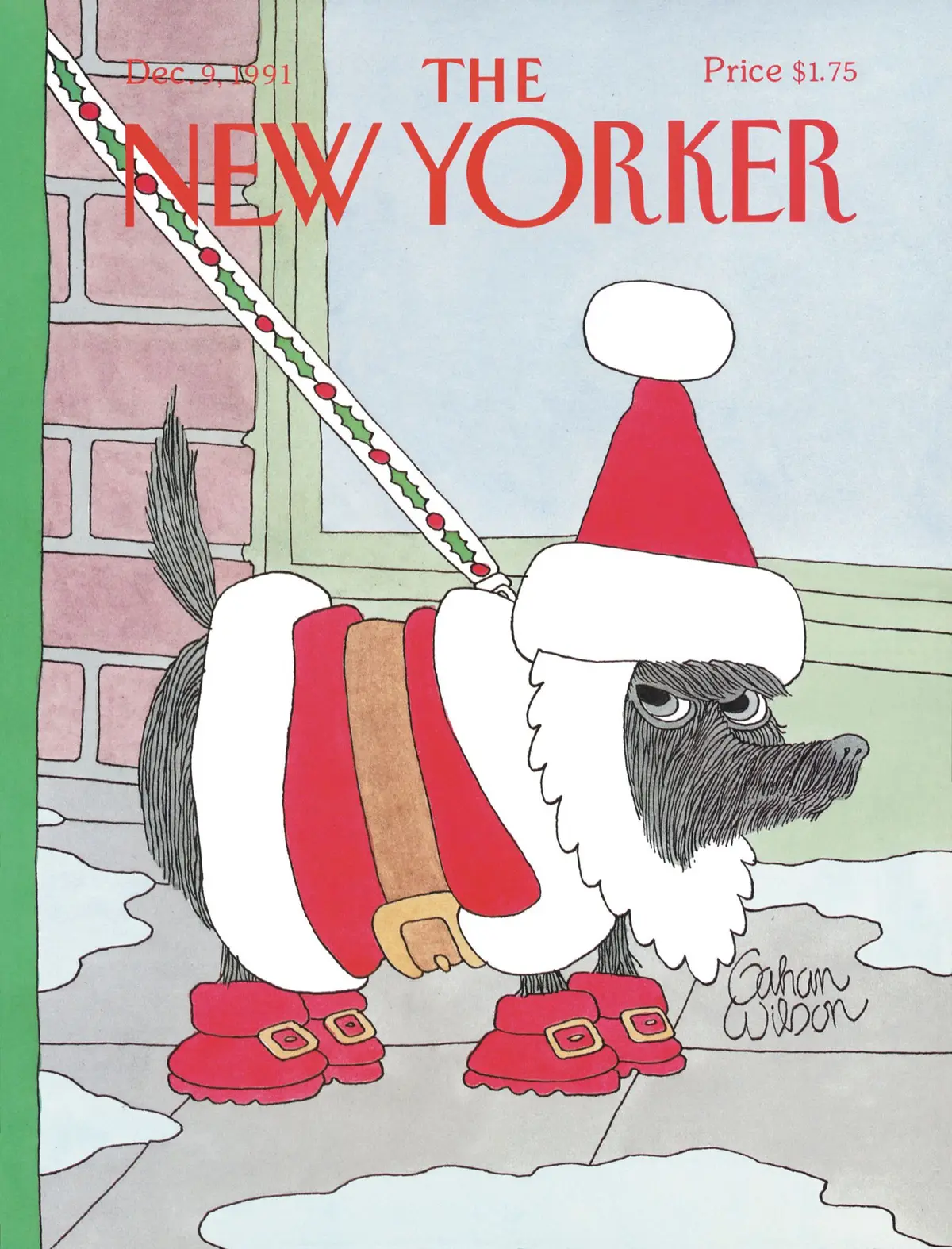 Обложка The New Yorker, 9 декабря 1991, художник Гэхан Уилсон