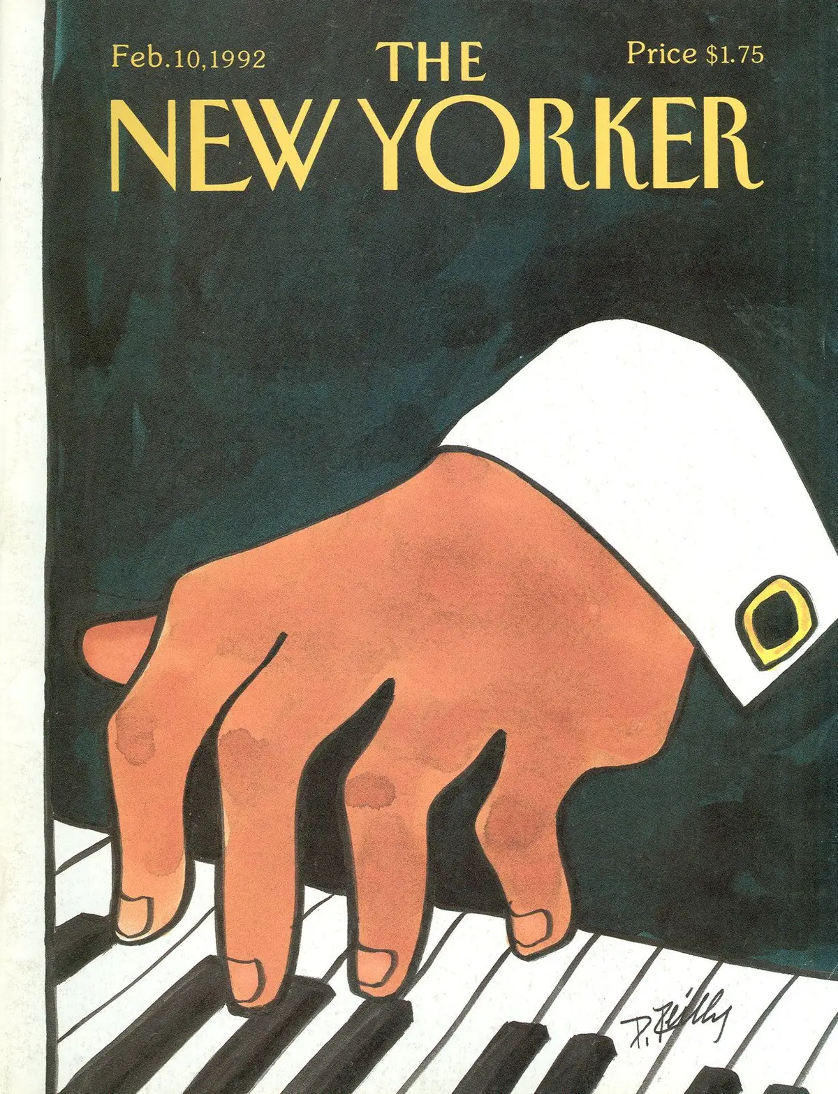 Обложка The New Yorker, 10 февраля 1992, художник Дональд Райли