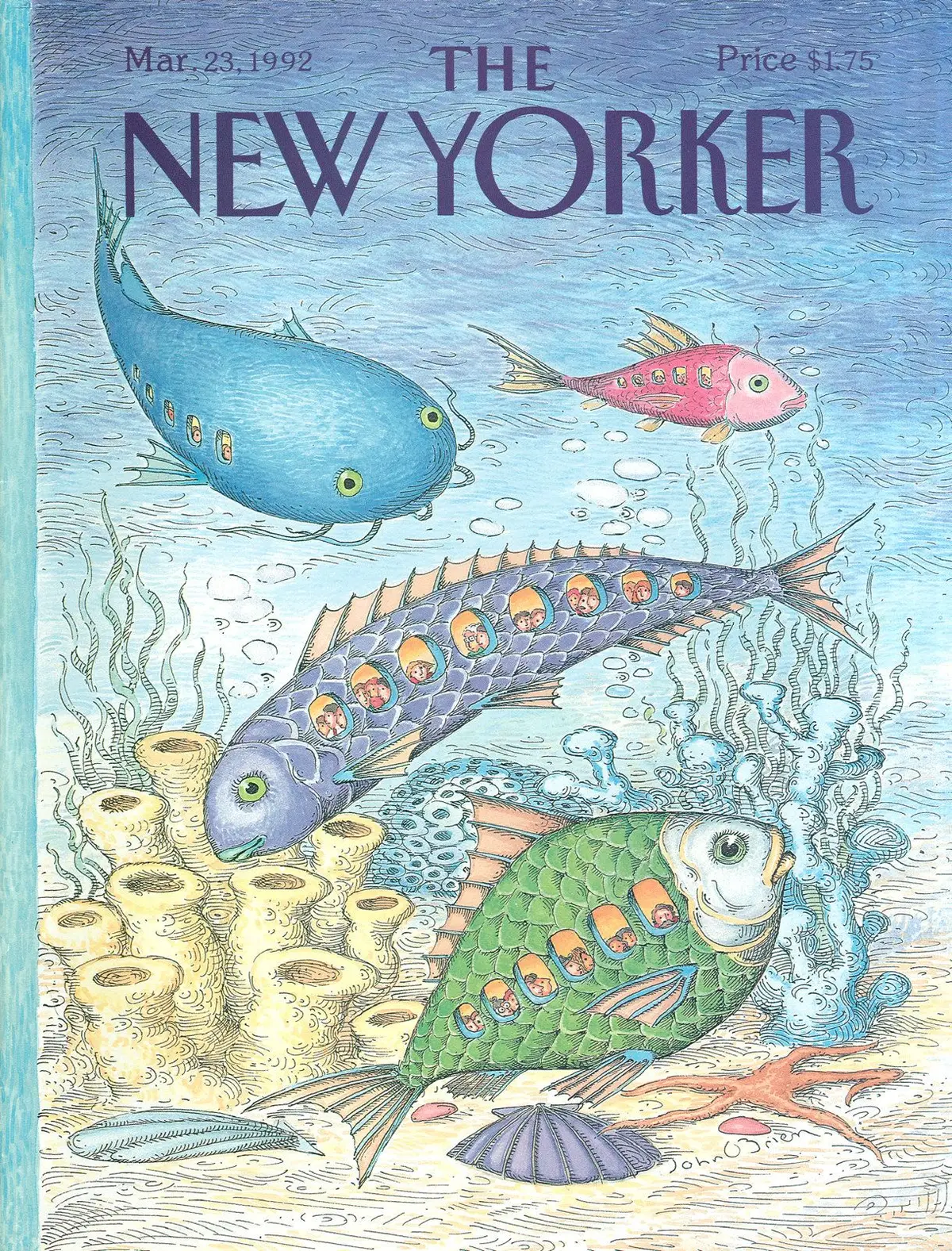 Обложка The New Yorker, 23 марта 1992, художник Джон О’Брайен