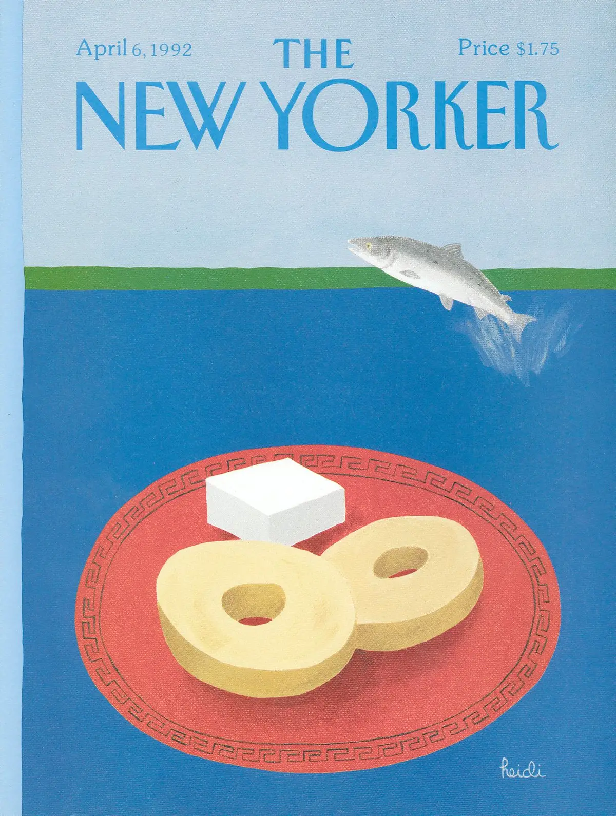 Обложка The New Yorker, 6 апреля 1992, художник Хайди Гённель