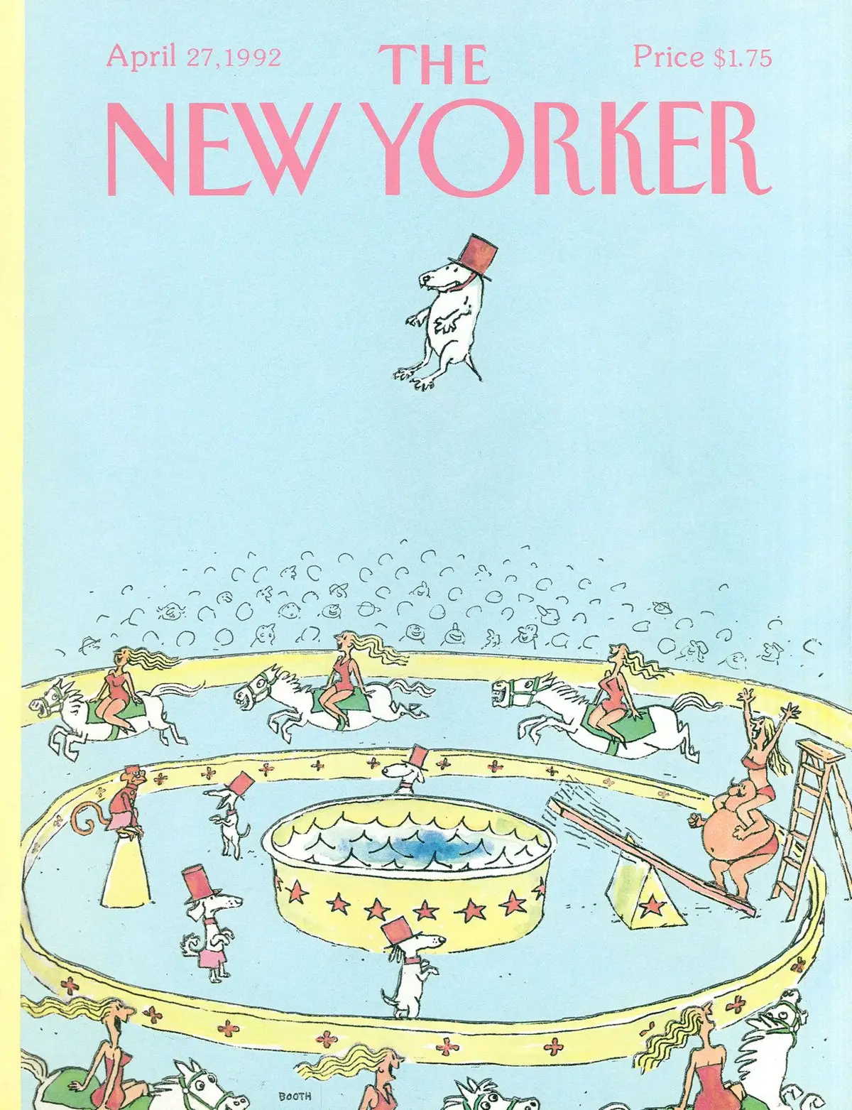 Обложка The New Yorker, 27 апреля 1992, художник Джордж Бут