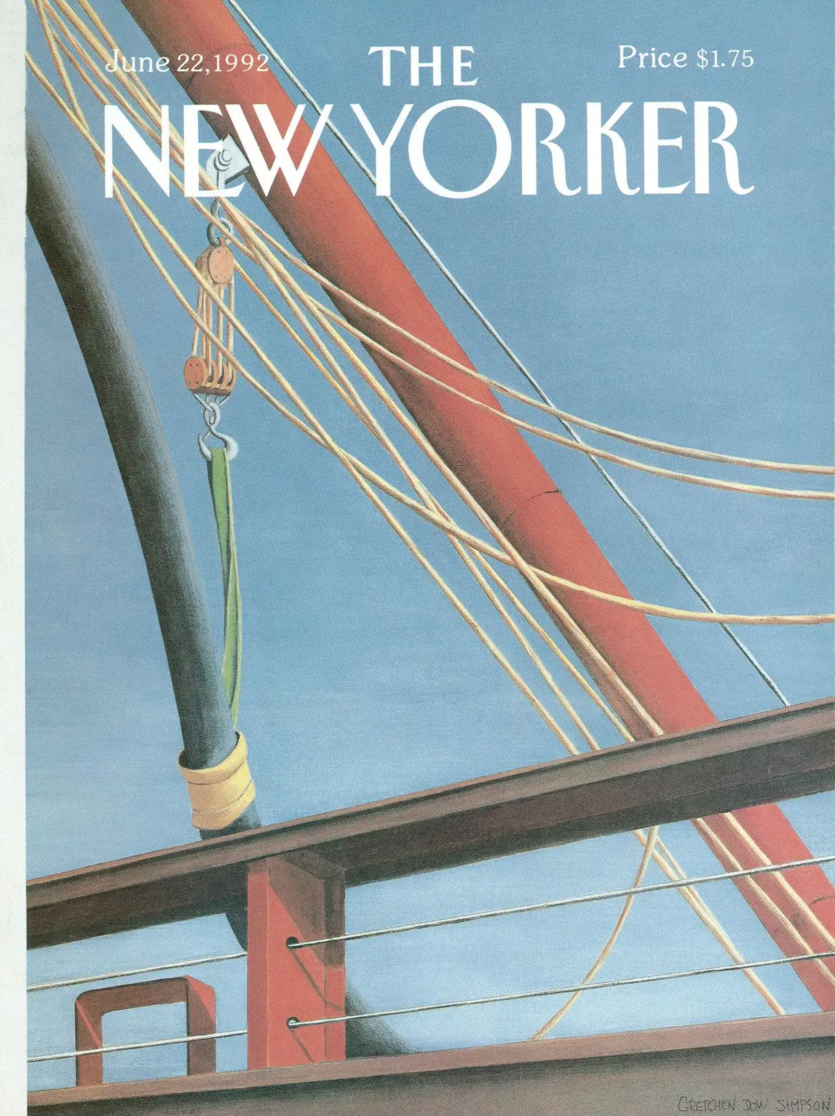 Обложка The New Yorker, 22 июня 1992, художник Гретхен Доу Симпсон