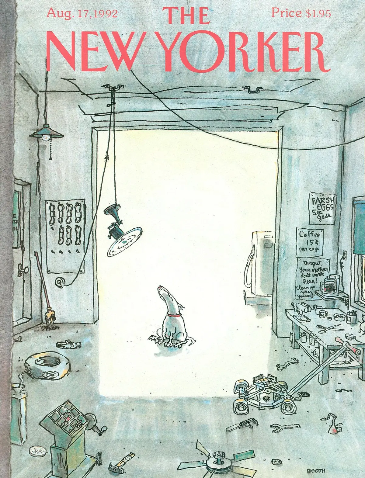 Обложка The New Yorker, 17 августа 1992, художник Джордж Бут