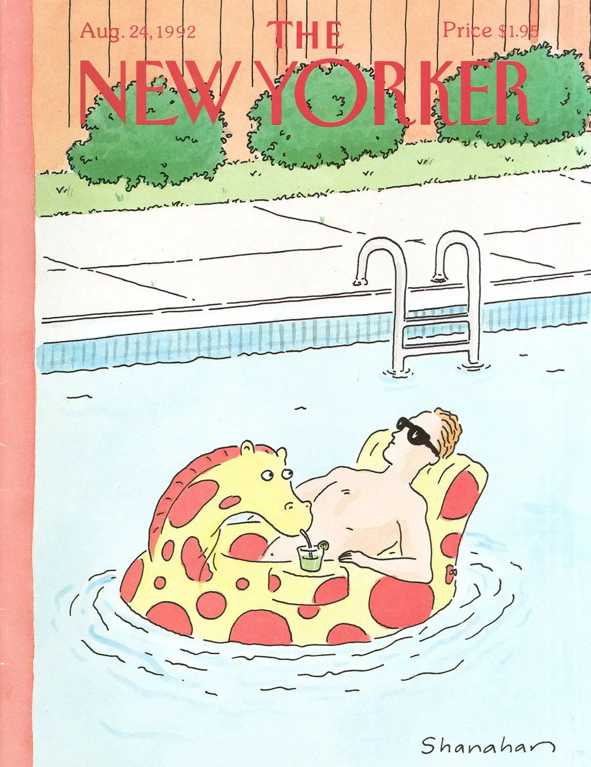 Обложка The New Yorker, 24 августа 1992, художник Дэнни Шанахан