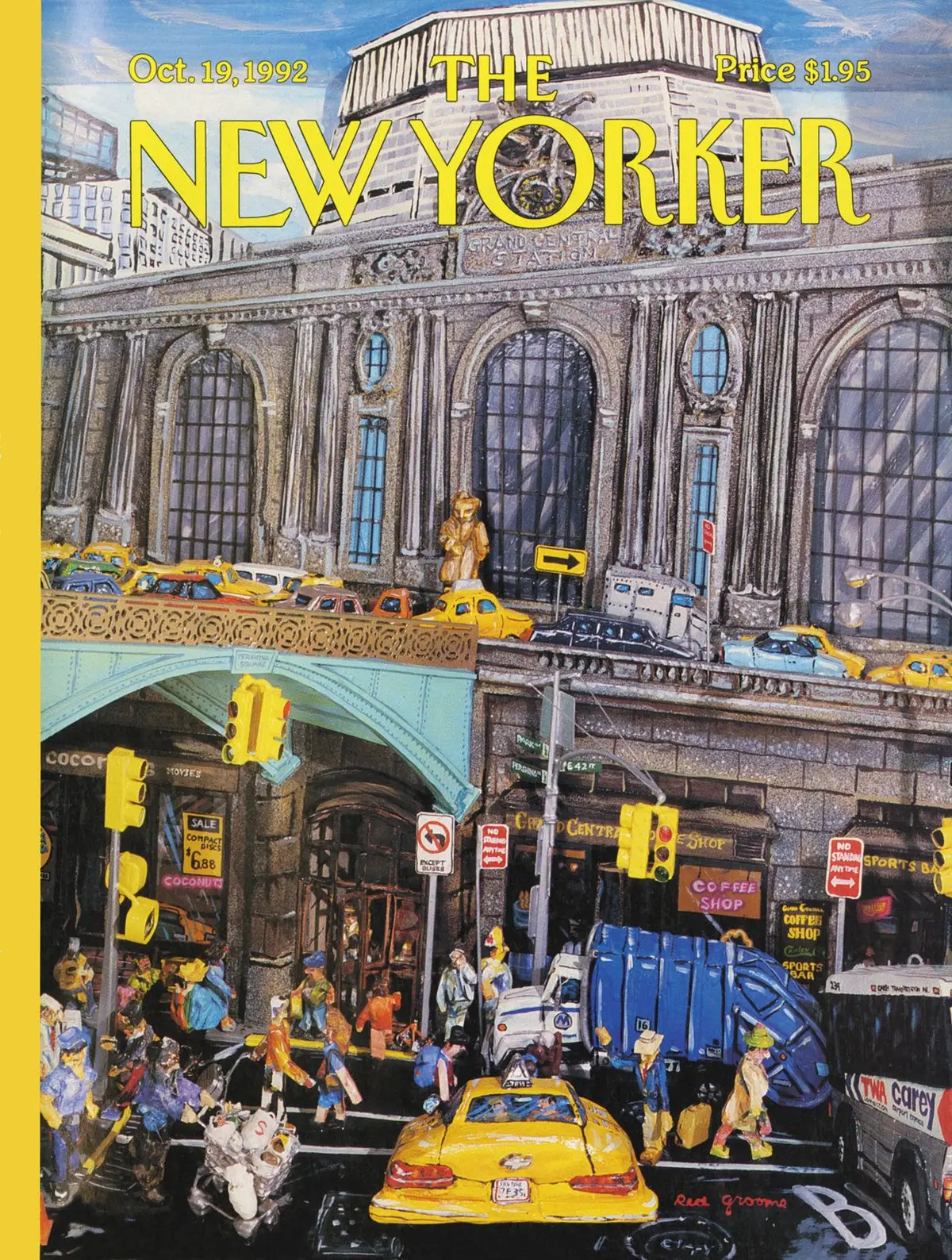 Обложка The New Yorker, 19 октября 1992: Вокзал Гранд-Сентрал