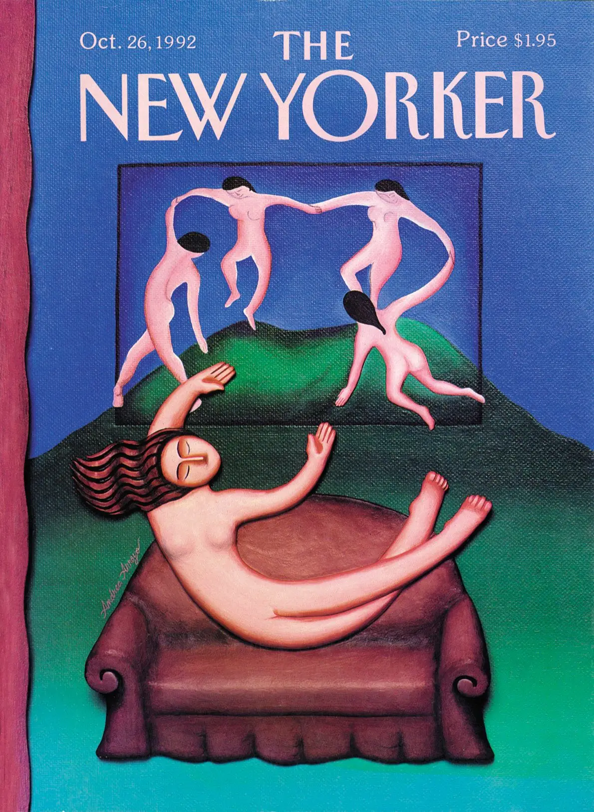 Обложка The New Yorker, 26 октября 1992, художник Андреа Арройо