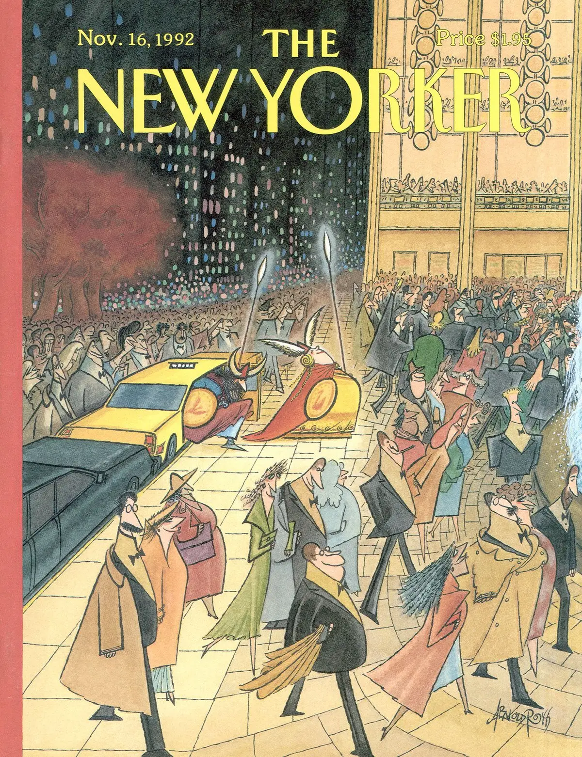 Обложка The New Yorker, 16 ноября 1992, художник Арнольд Рот