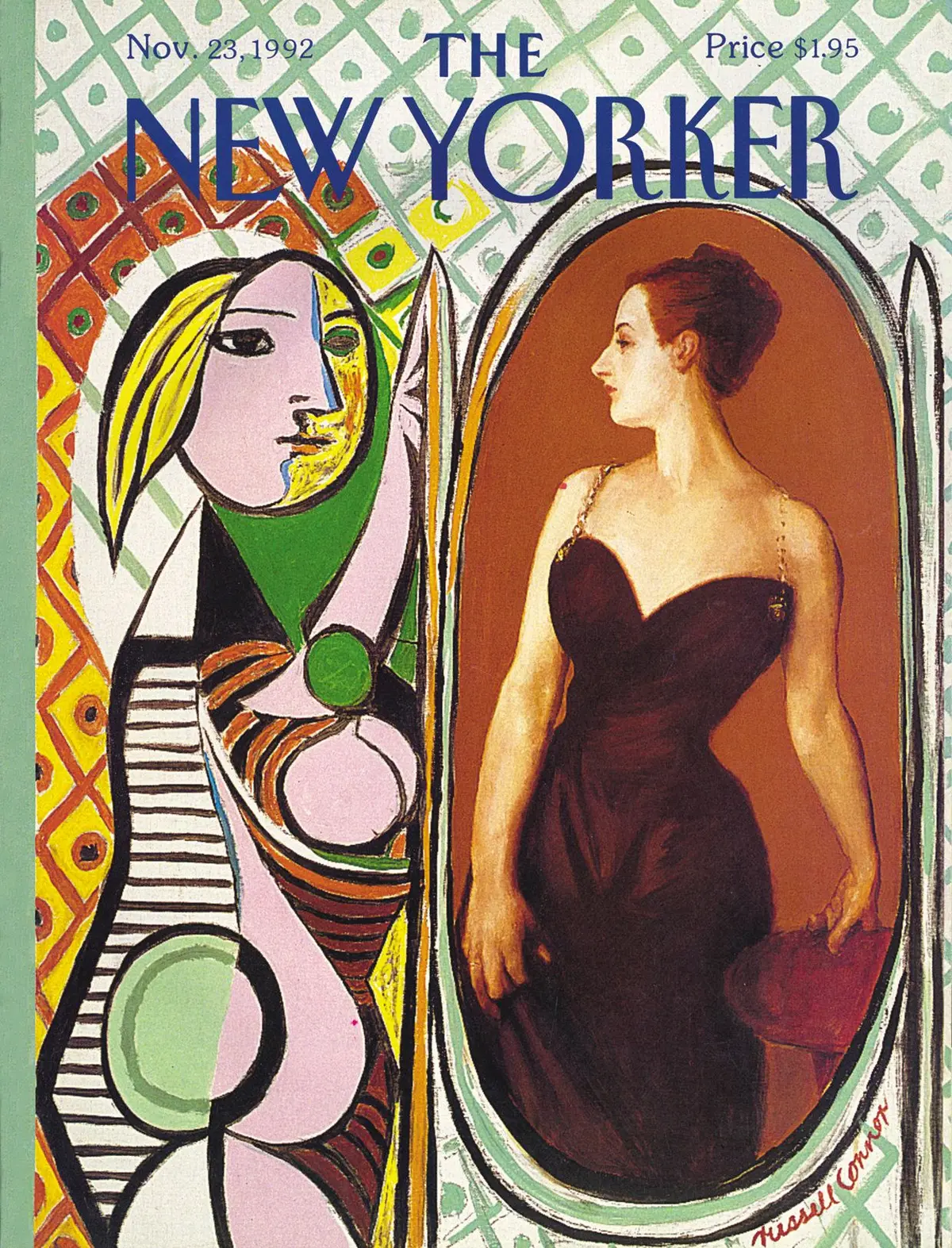 Обложка The New Yorker, 23 ноября 1992, художник Рассел Коннор