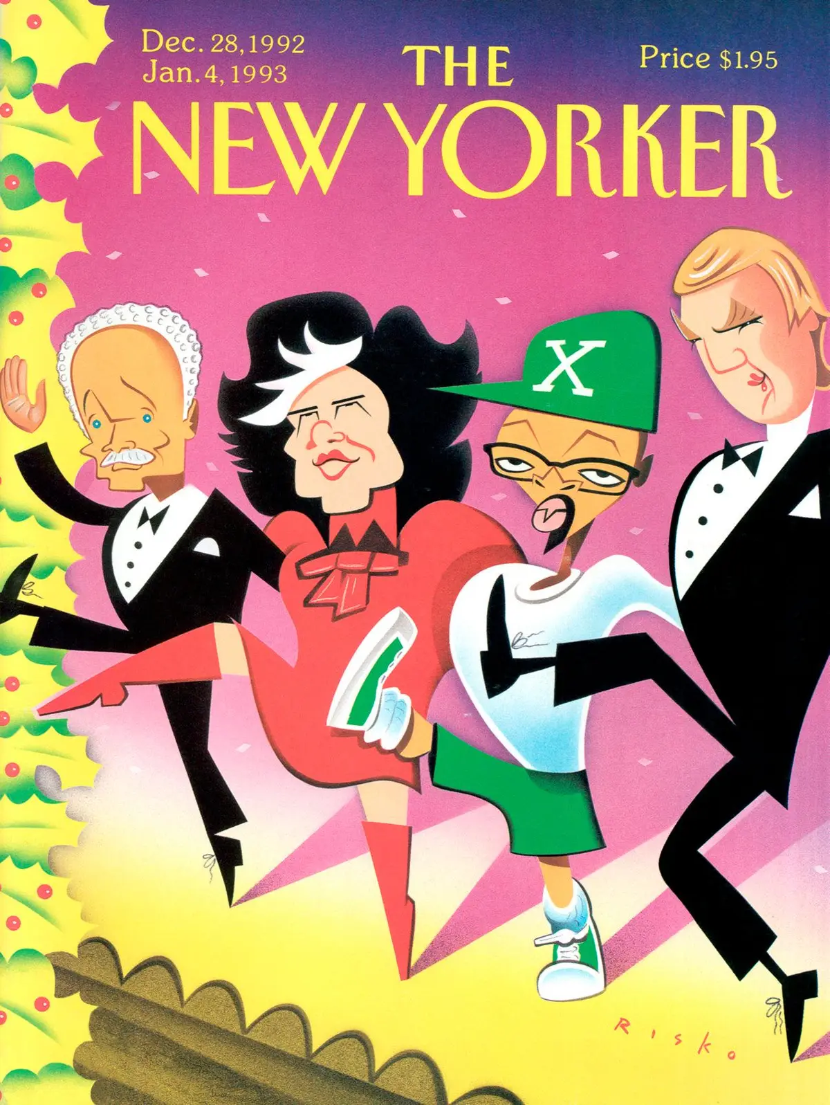 Обложка The New Yorker, 28 декабря 1992: 28 декабря 1992 и 4 января 1993, художник Роберт Риско