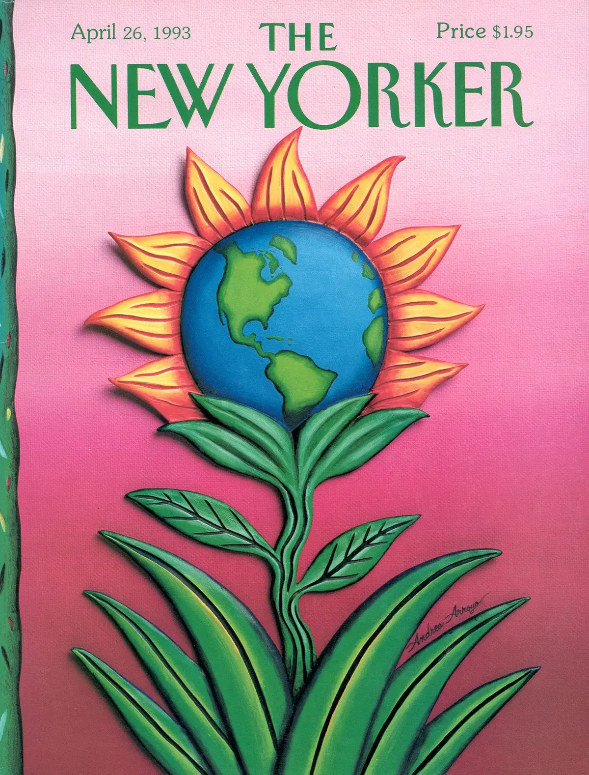 Обложка The New Yorker, 26 апреля 1993: День Земли, художник Андреа Арройо