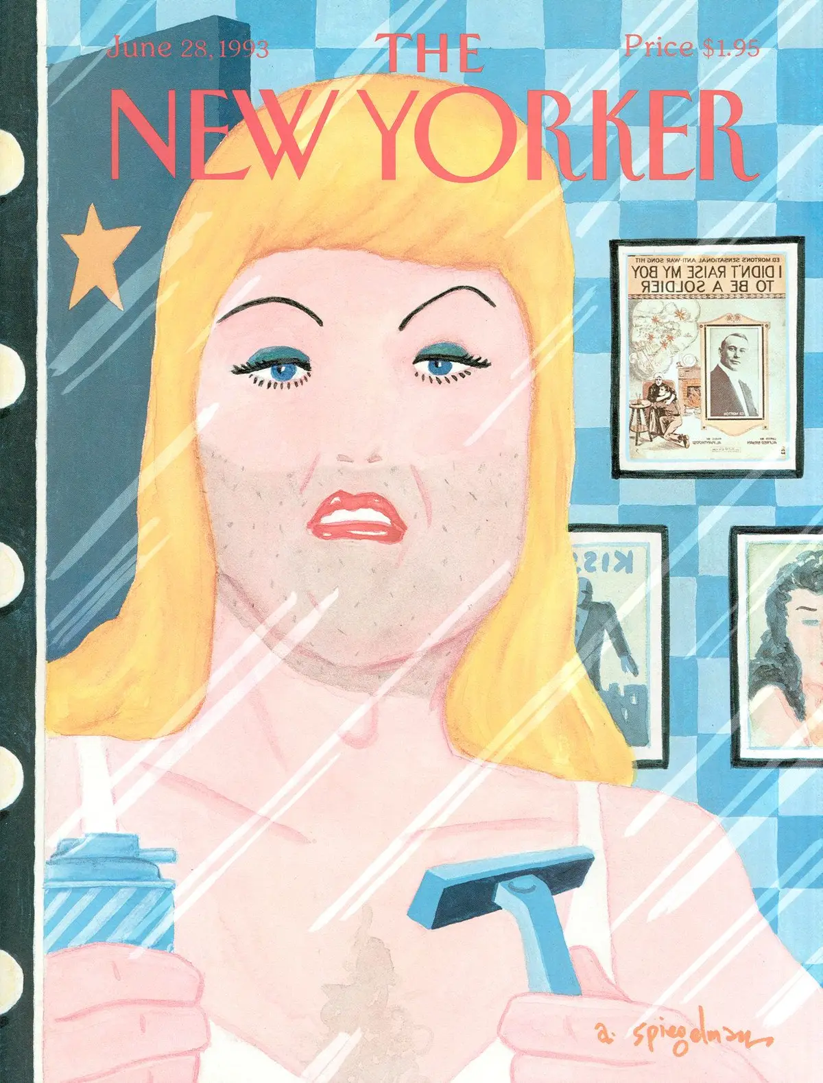 Обложка The New Yorker, 28 июня 1993: Я растила сына не для войны, художник Арт Шпигельман
