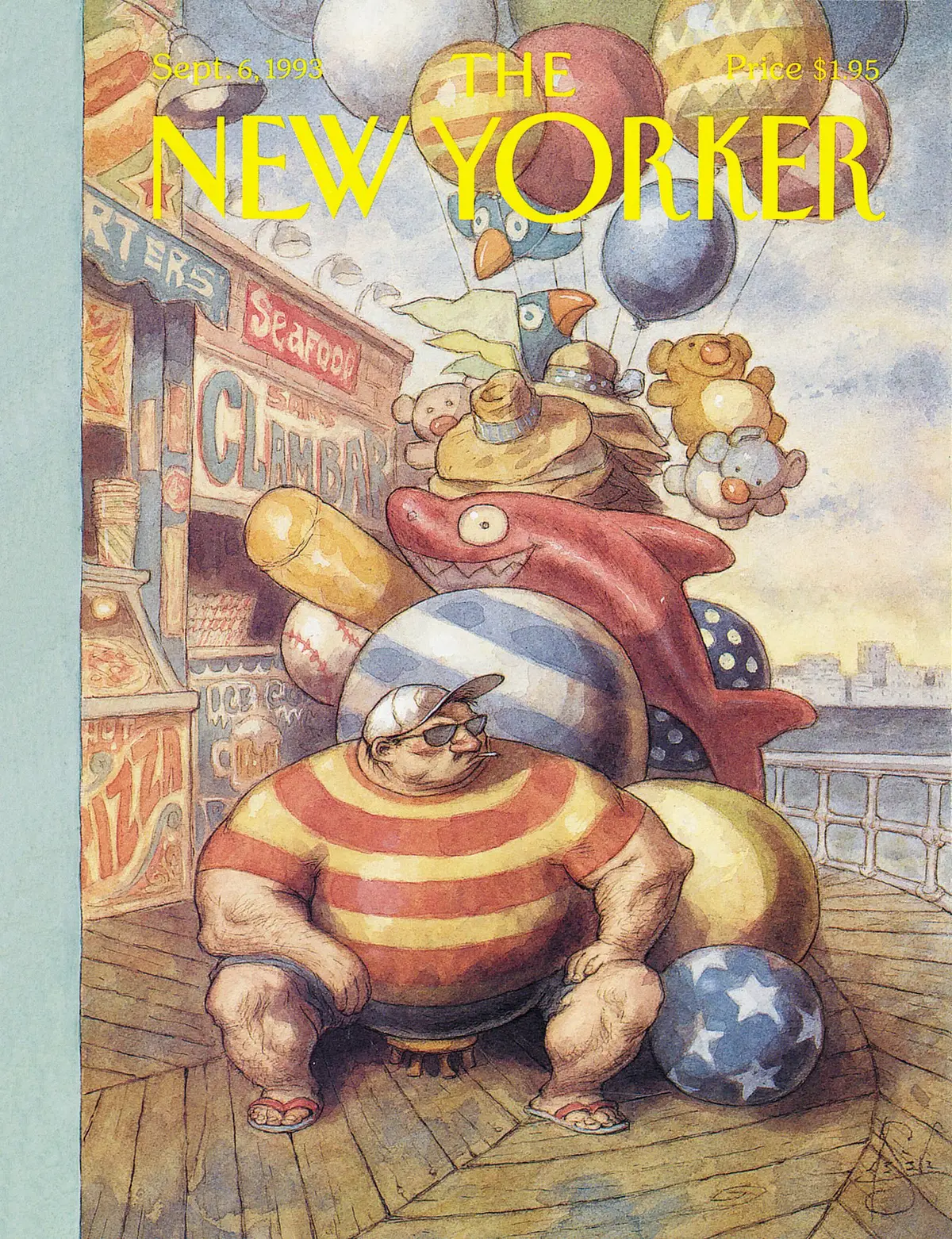Обложка The New Yorker, 6 сентября 1993: День труда, художник Питер де Сев