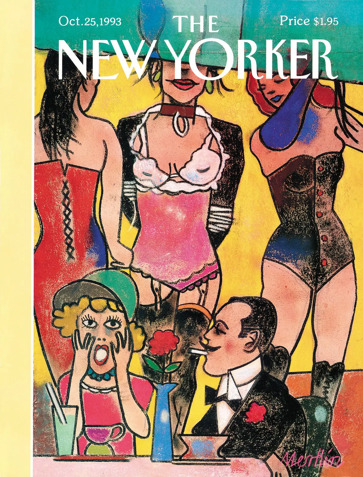Обложка The New Yorker, 25 октября 1993: Кутюр де Сад, художник Ричард Меркин