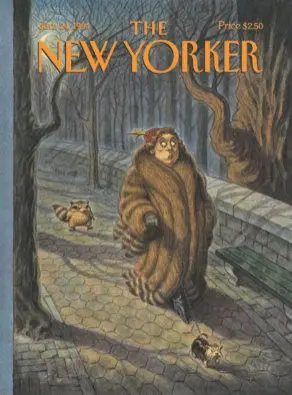 Обложка The New Yorker, 24 января 1994: Слежка, художник Питер де Сев