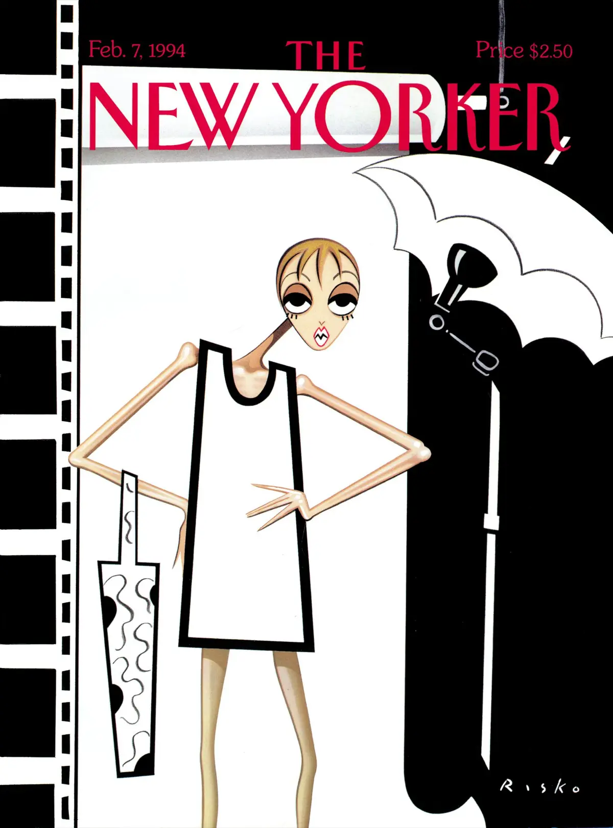 Обложка The New Yorker, 7 февраля 1994: Взгляд, художник Роберт Риско