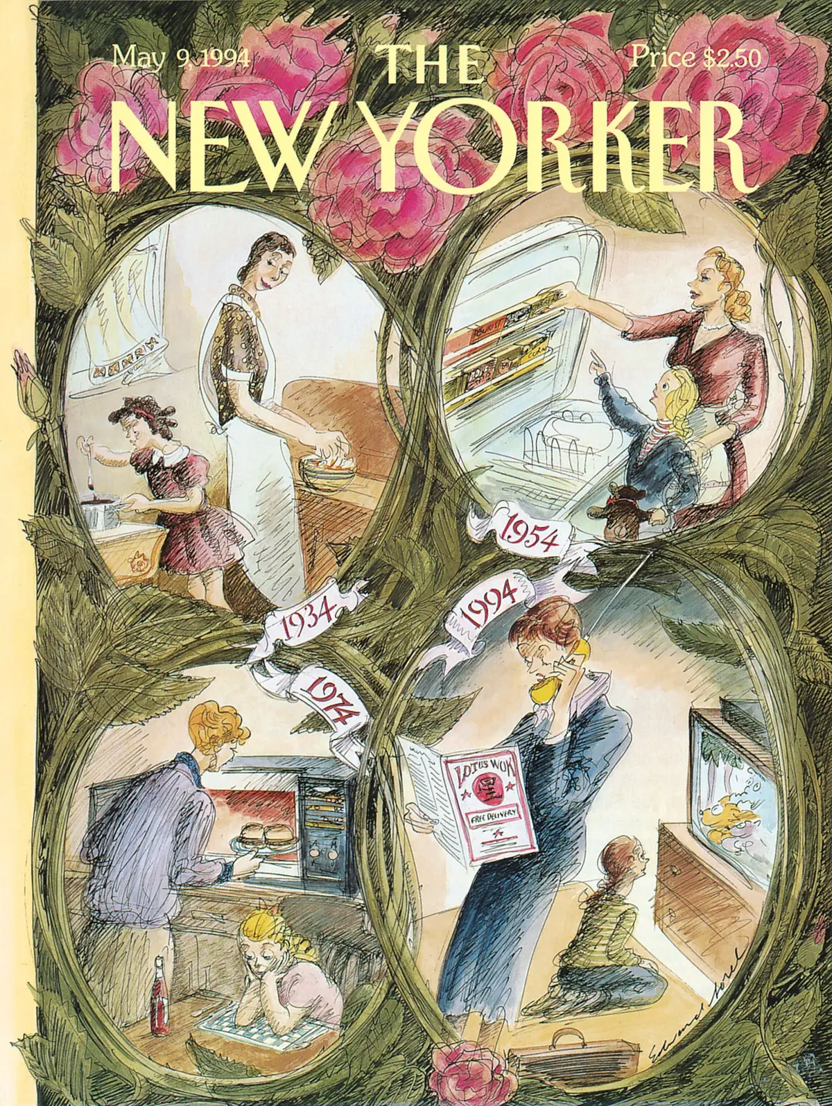 Обложка The New Yorker, 9 мая 1994: Мамы, художник Эдвард Сорел