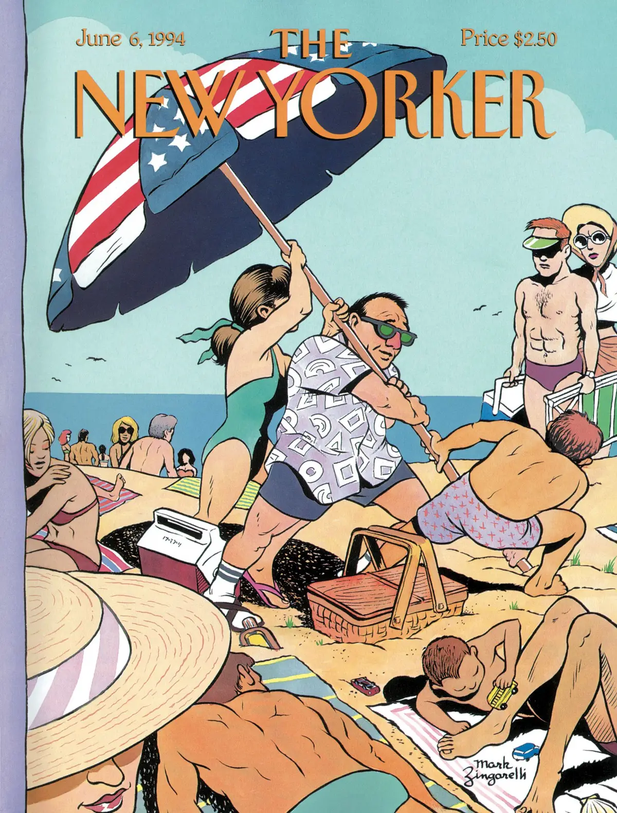 Обложка The New Yorker, 6 июня 1994: День памяти, художник Марк Дзингарелли