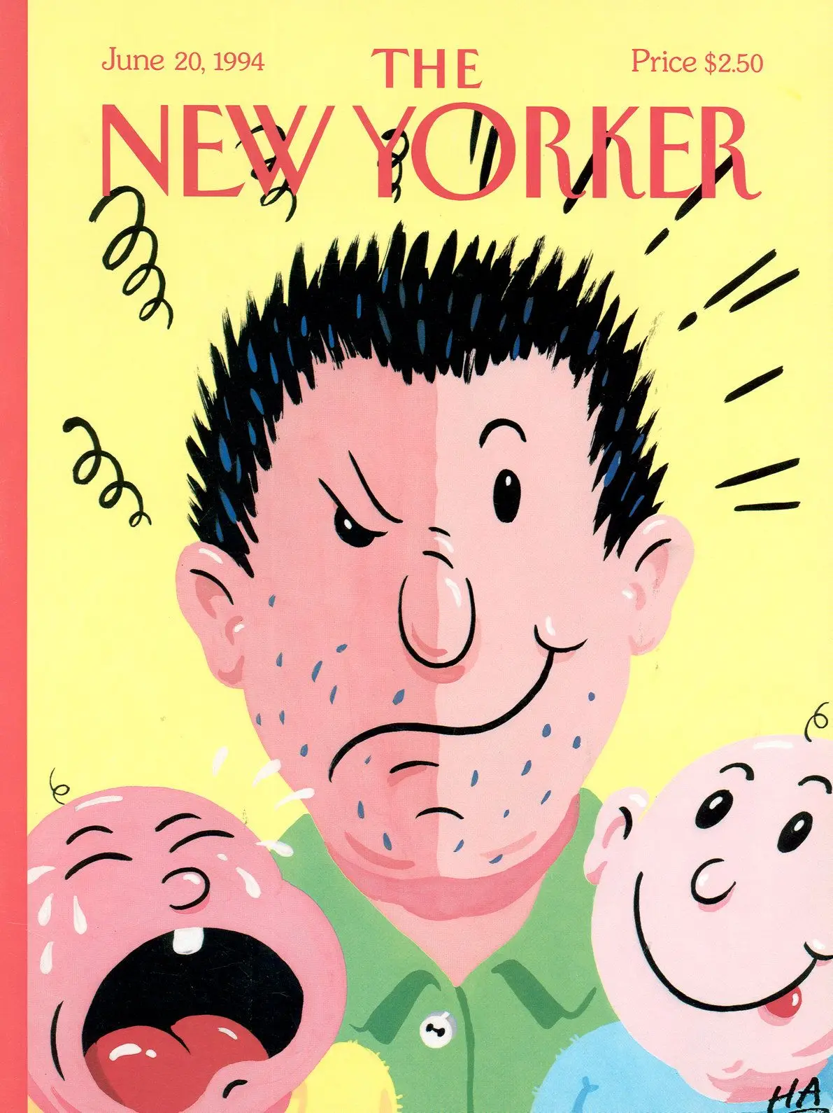 Обложка The New Yorker, 20 июня 1994: День отца, художник Боб Зоэлл