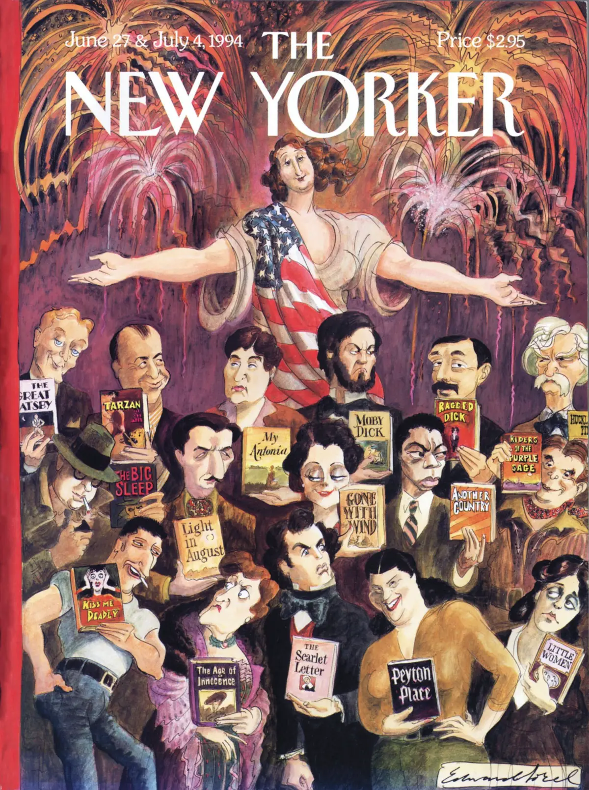 Обложка The New Yorker, 27 июня 1994: Плавильный котёл, художник Эдвард Сорел