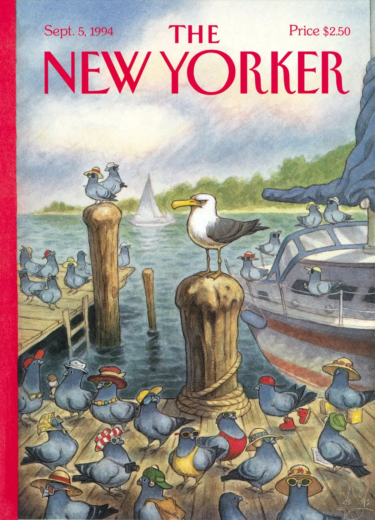 Обложка The New Yorker, 5 сентября 1994: День труда, художник Питер де Сев