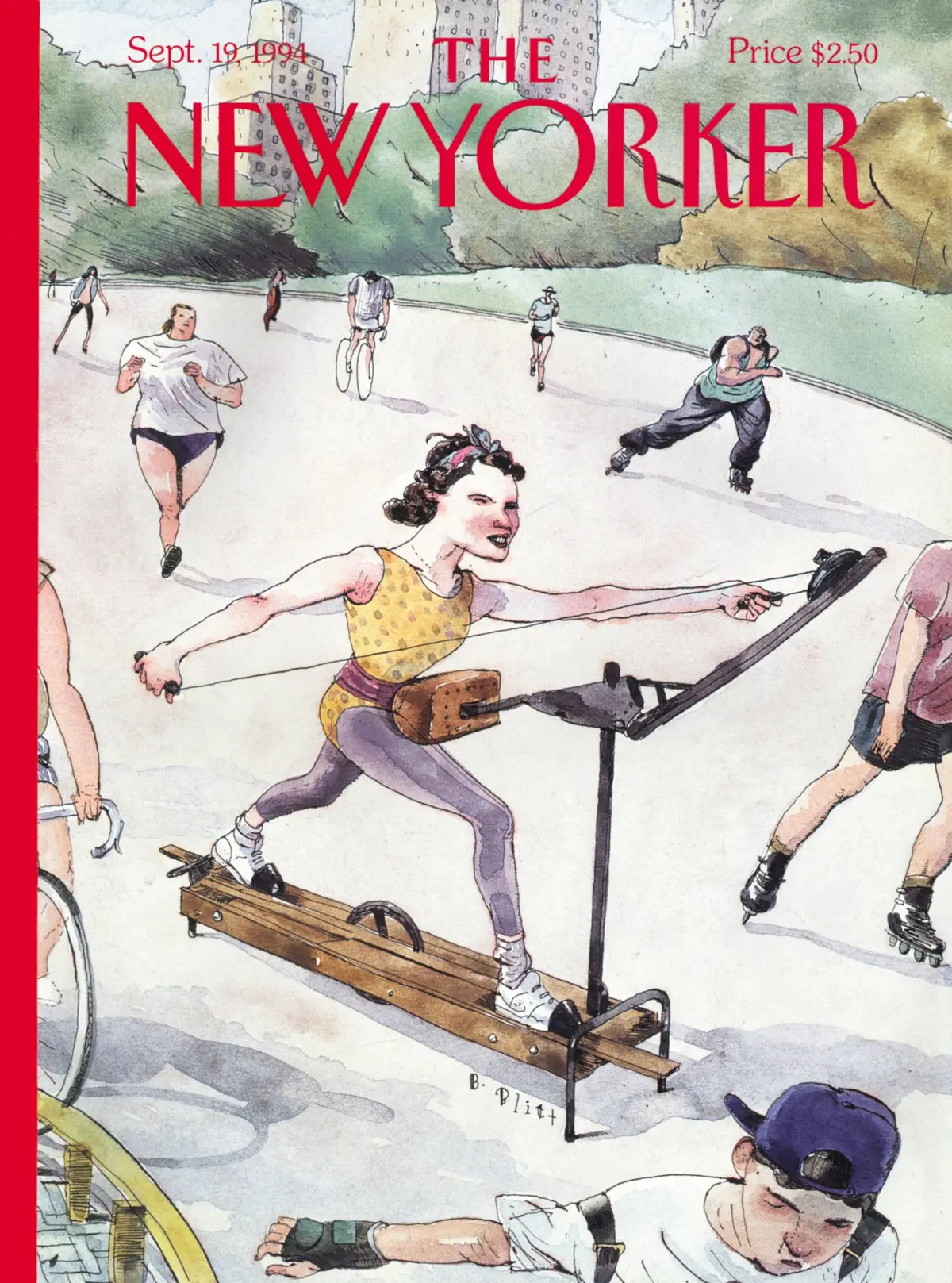 Обложка The New Yorker, 19 сентября 1994: По плану, художник Барри Блитт