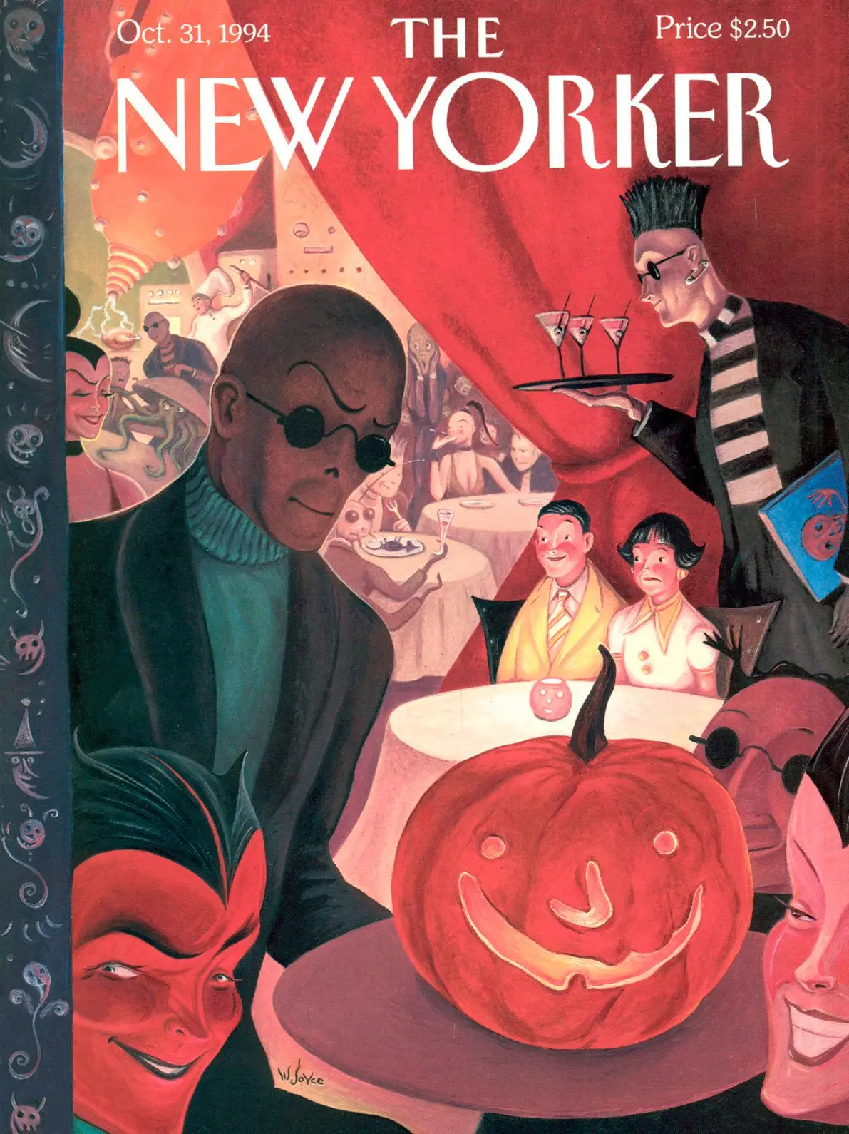 Обложка The New Yorker, 31 октября 1994: Хеллоуин, художник Уильям Джойс