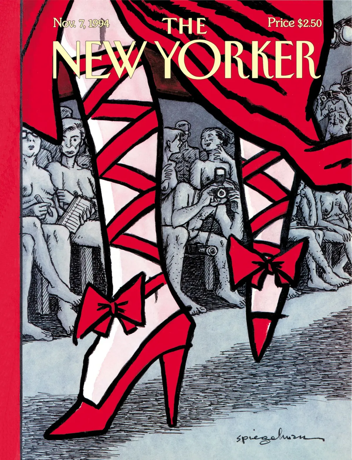 Обложка The New Yorker, 7 ноября 1994: Открытая, художник Арт Шпигельман