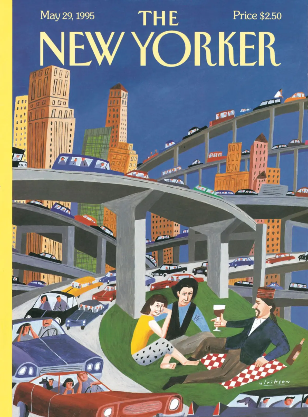 Обложка The New Yorker, 29 мая 1995: Завтрак на траве, художник Марк Ульриксен