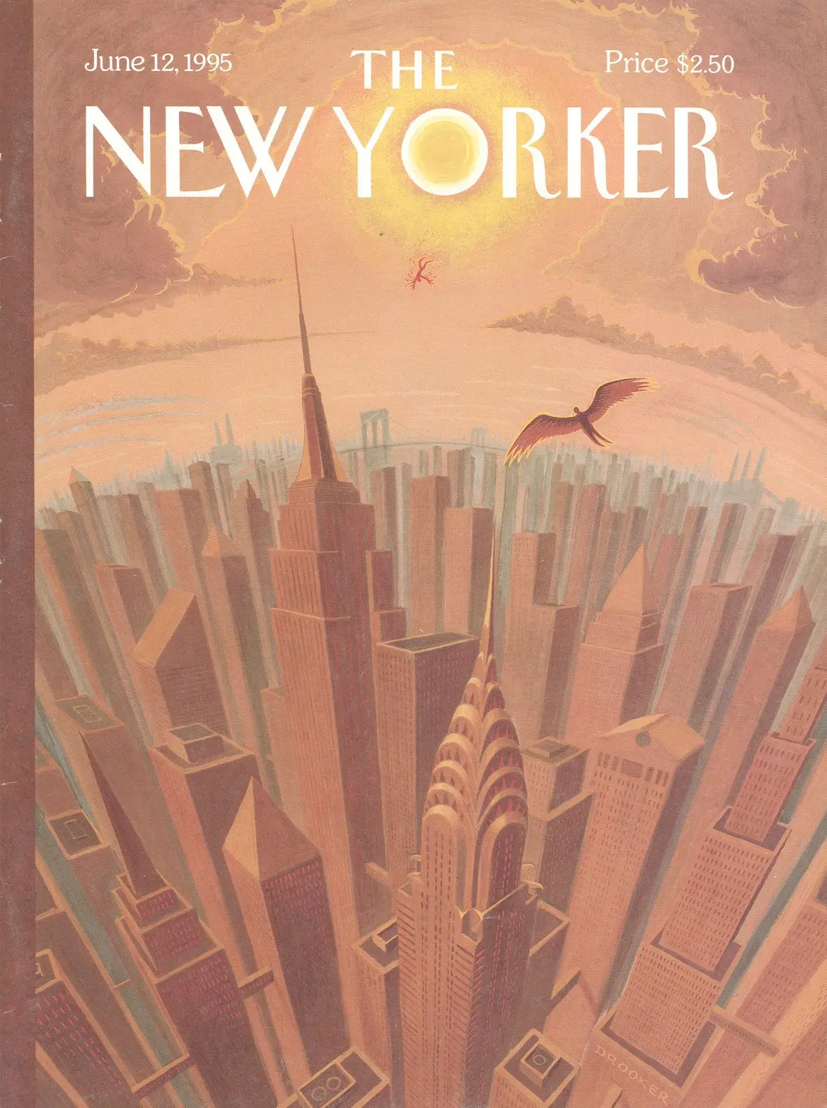 Обложка The New Yorker, 12 июня 1995: Икар, художник Эрик Друкер