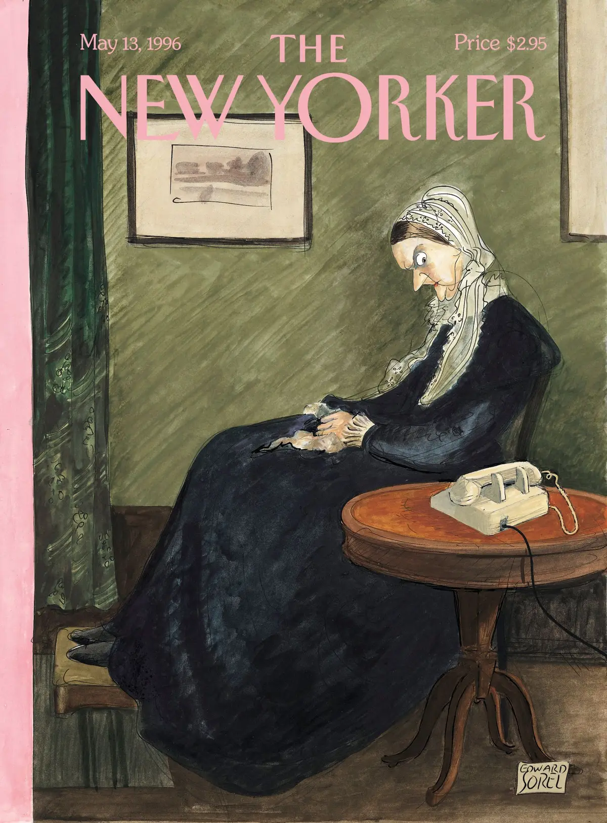 Обложка The New Yorker, 13 мая 1996: Ожидание, художник Эдвард Сорел