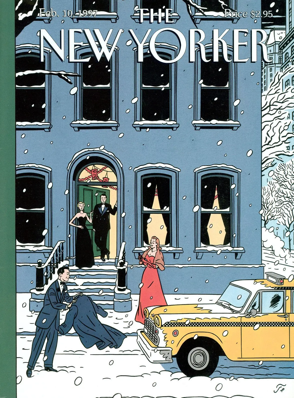 Обложка The New Yorker, 10 февраля 1997: Оле!, художник Флок