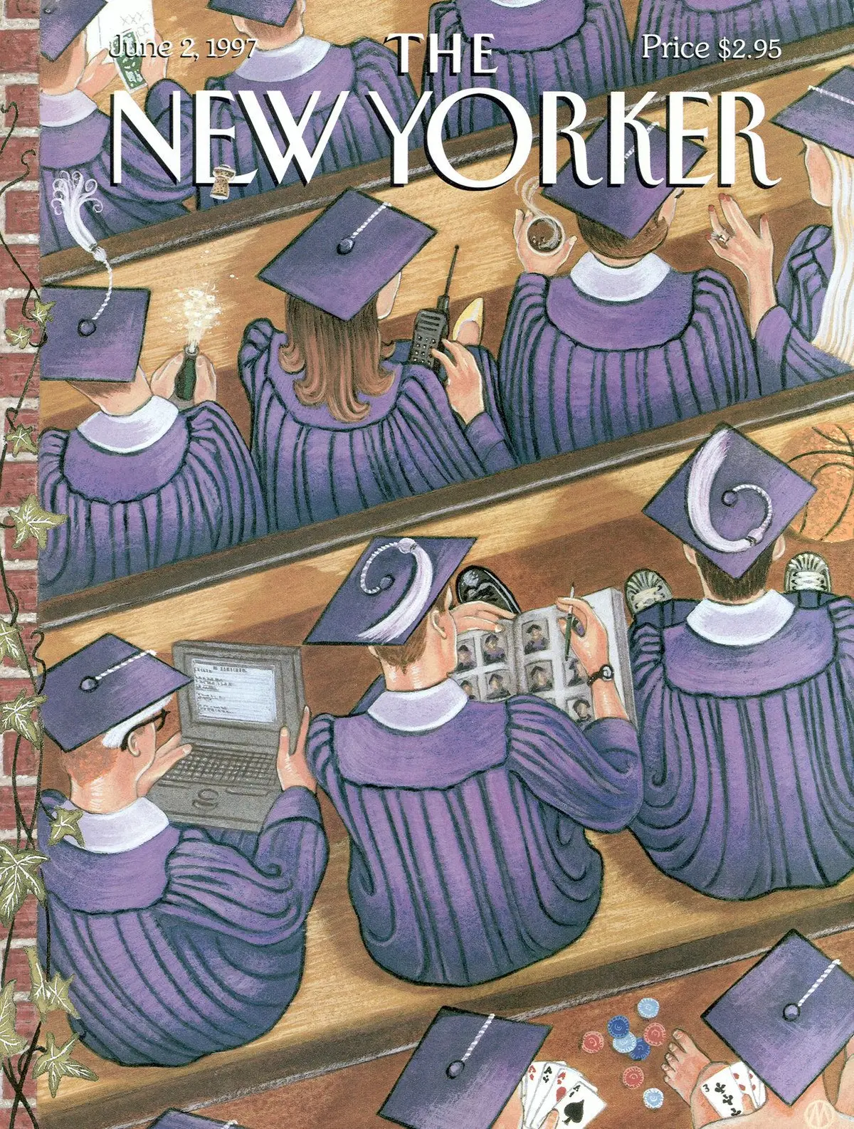 Обложка The New Yorker, 2 июня 1997: Выпускной, художник М. Скотт Миллер